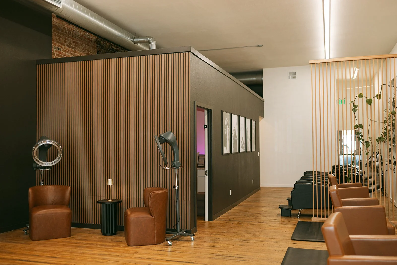 Symmetrie Studios salon interior in Lynden, Washington