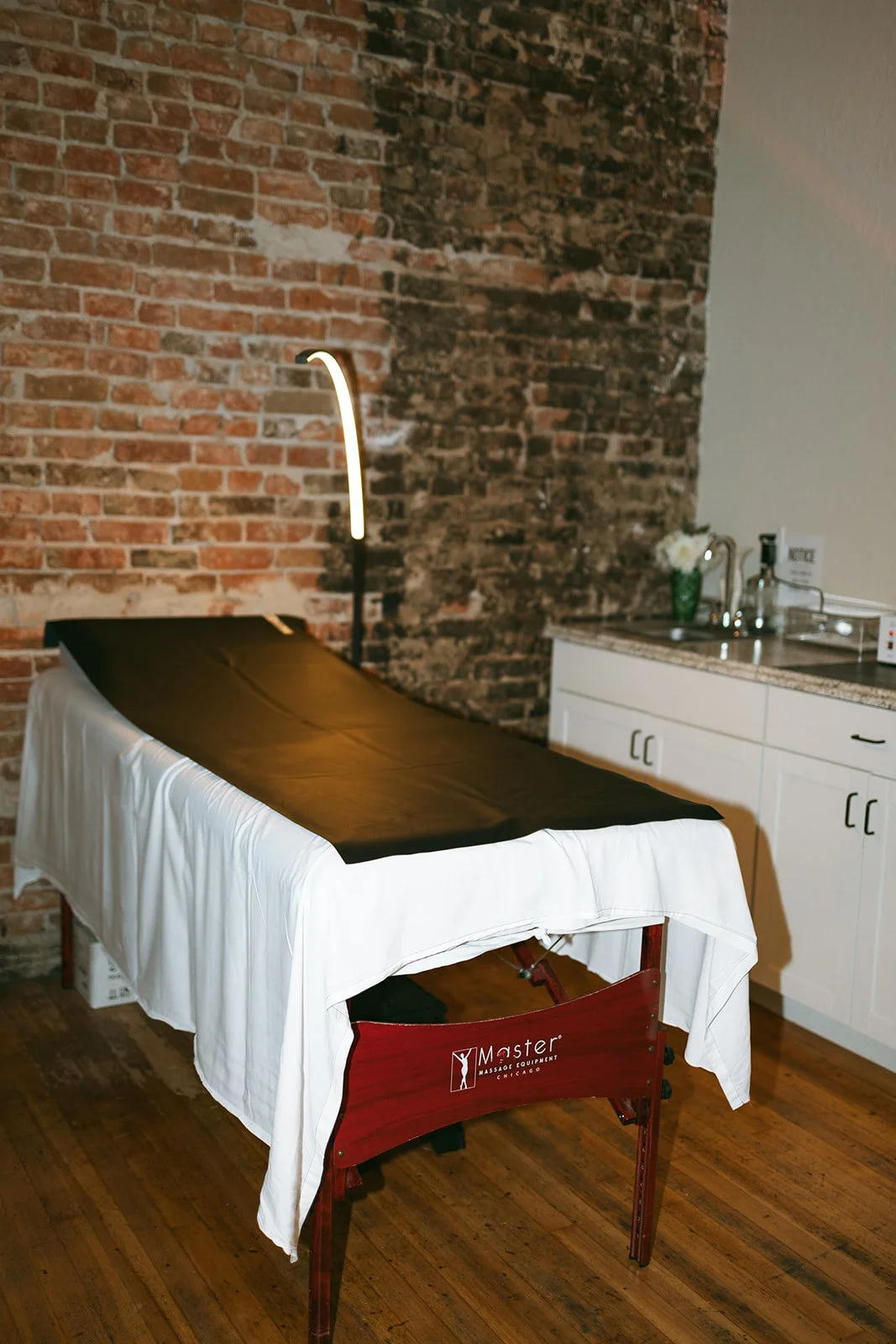 Esthetics treatment room at Symmetrie Studios in Lynden