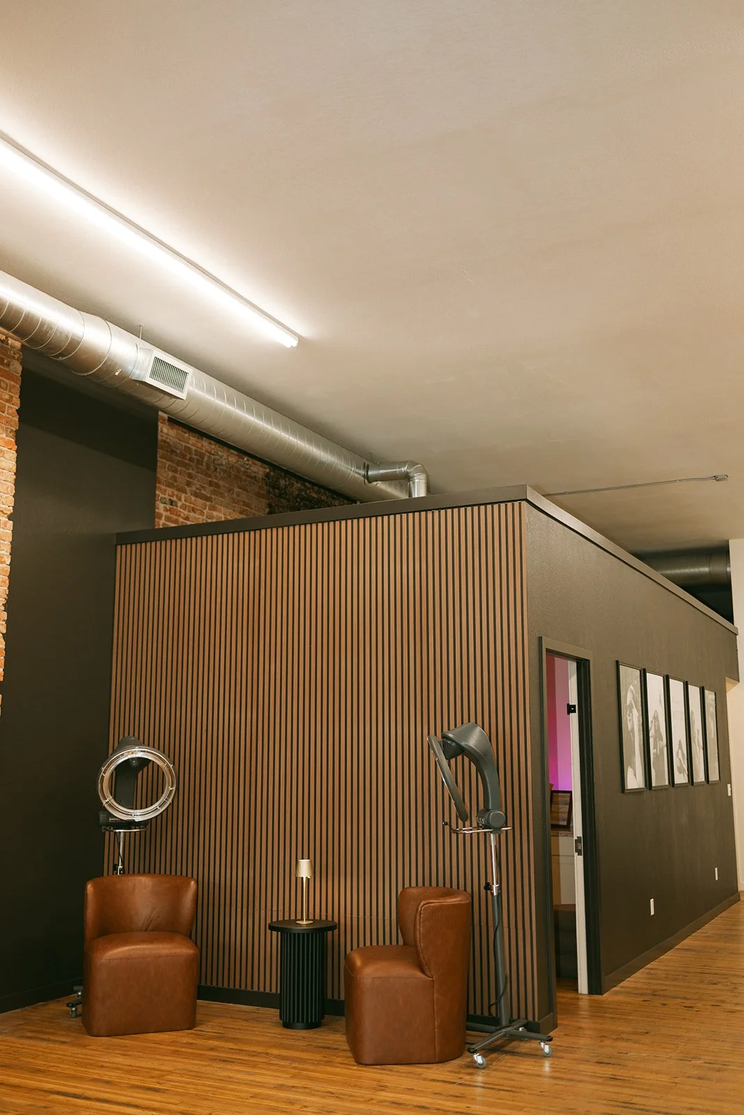 Symmetrie Studios salon interior in Lynden, Washington