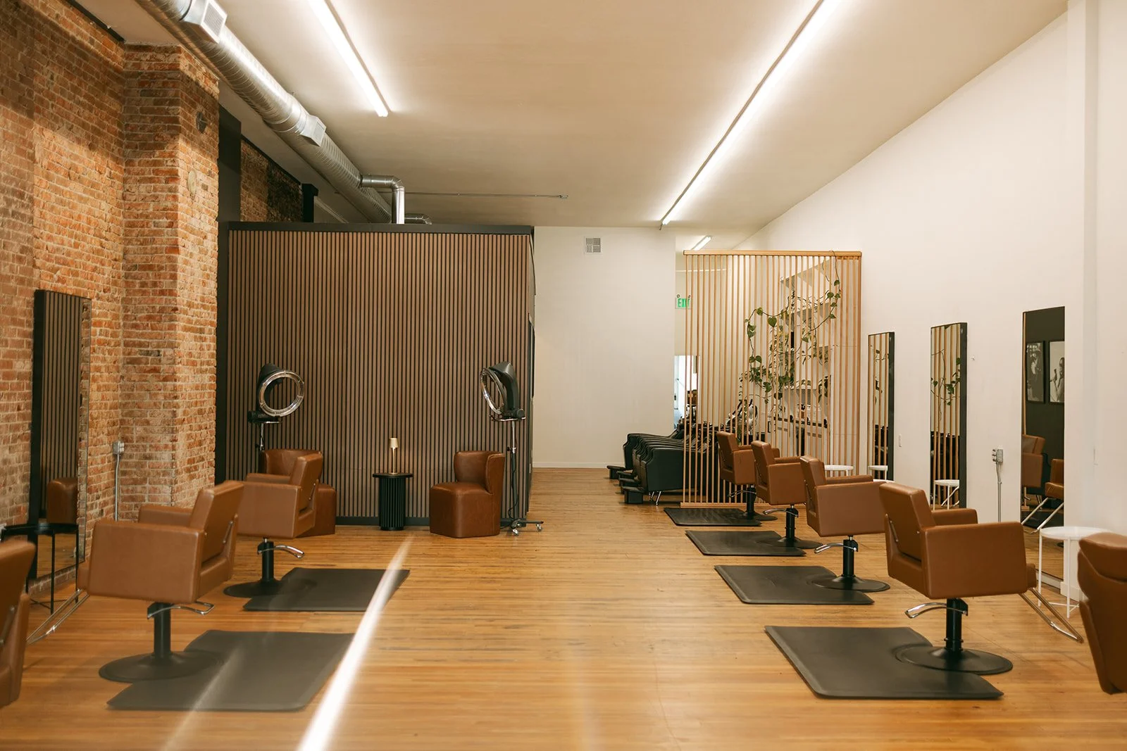 Symmetrie Studios salon interior in Lynden, Washington