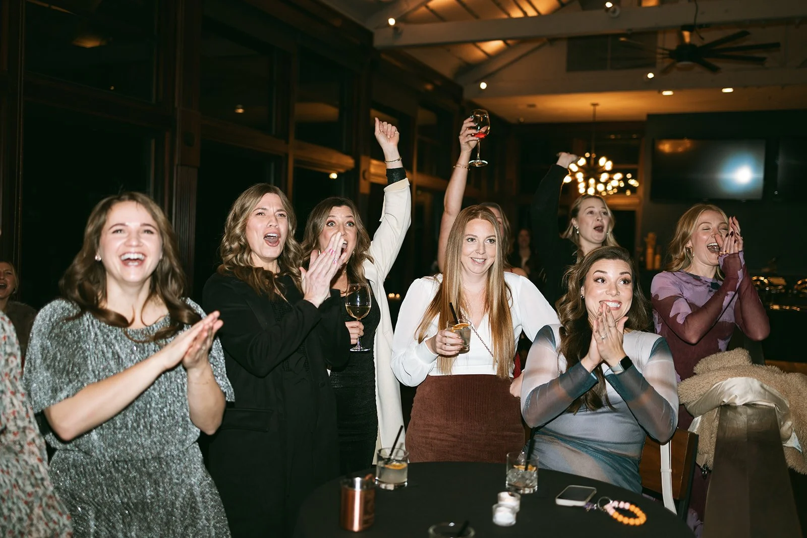 Symmetrie Studios team celebrating together in Lynden