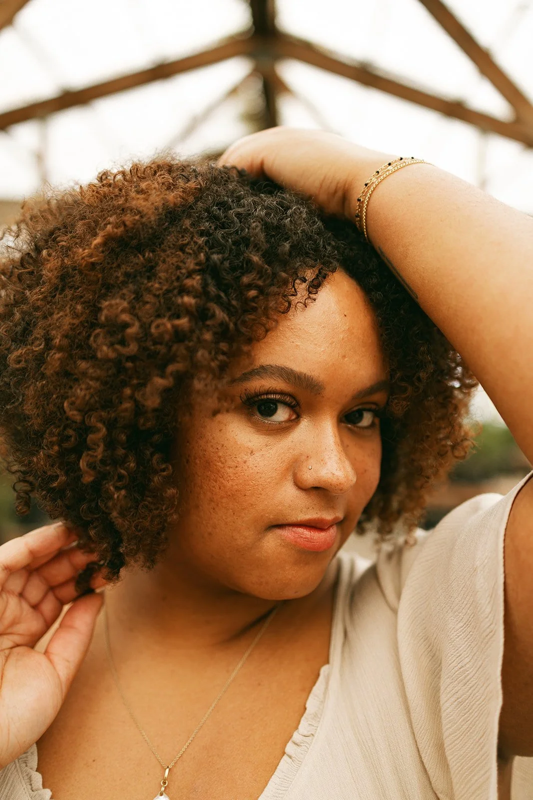 Curly cuts hair specialist by SYMMETRIE Studio in Lynden Washington