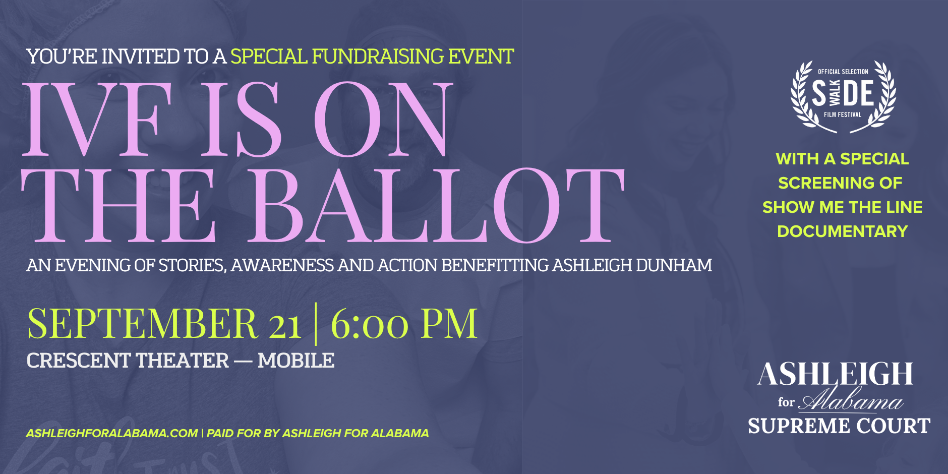 IVF is on the Ballot: An Evening of Stories Awareness, and Action