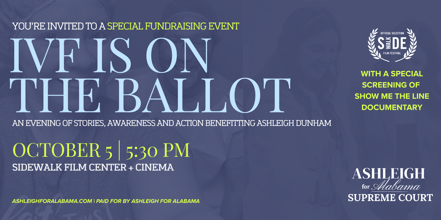 IVF is on the Ballot: An Evening of Stories Awareness, and Action 