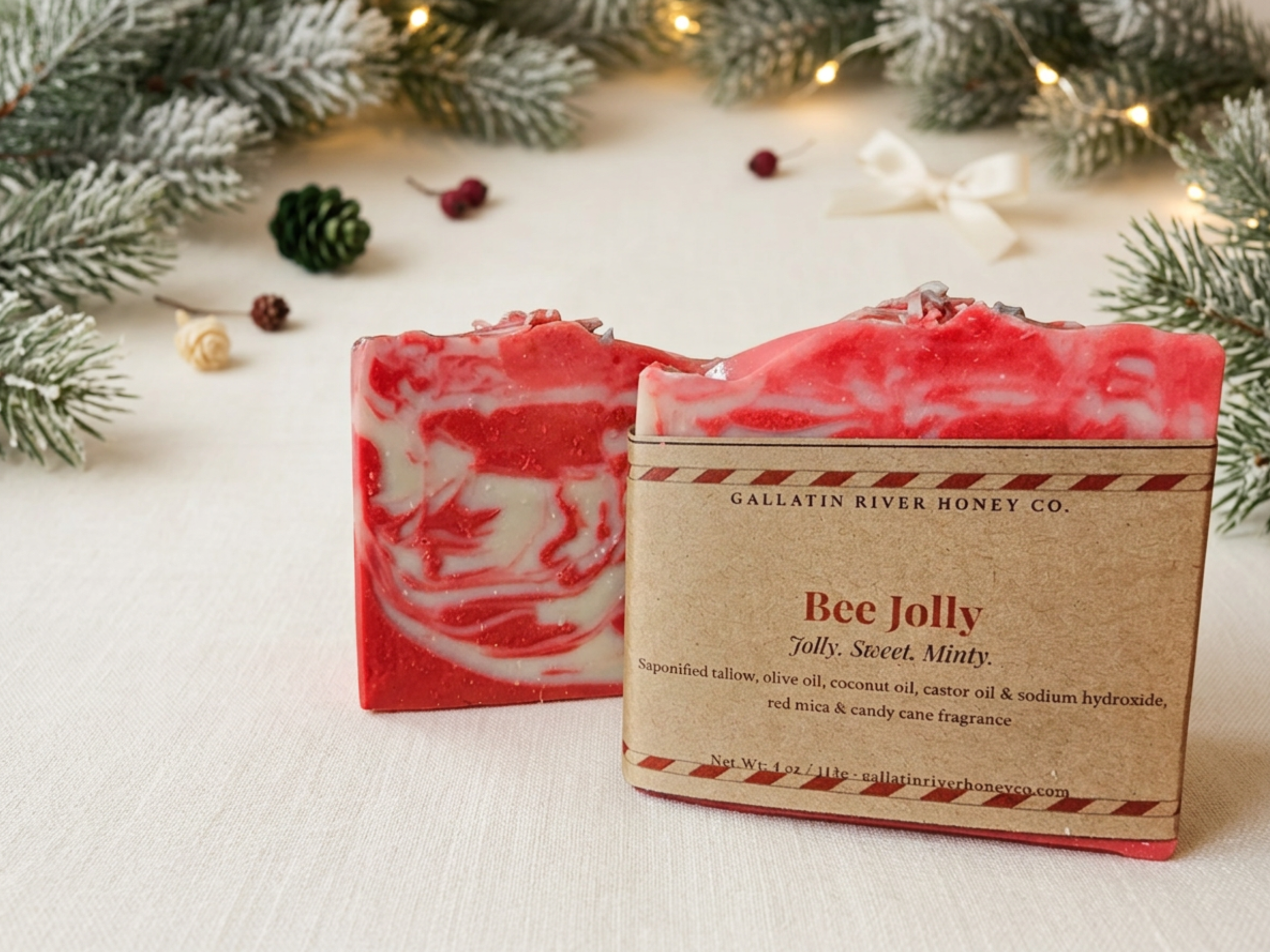 BEE JOLLY ❄️🐝 — Limited Edition Holiday Soap