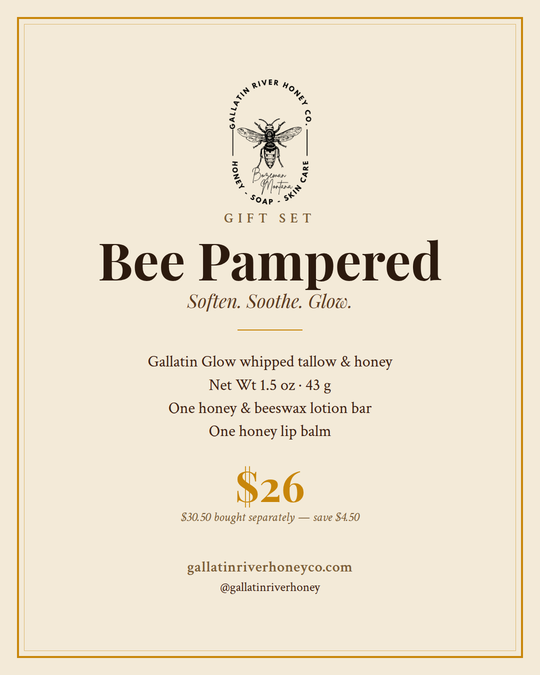 BEE PAMPERED