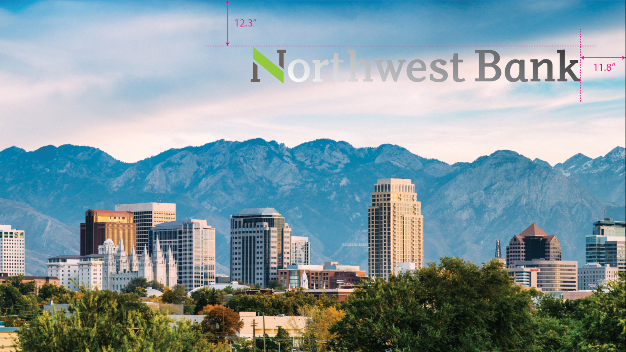 Northwest Bank Salt Lake Branding
