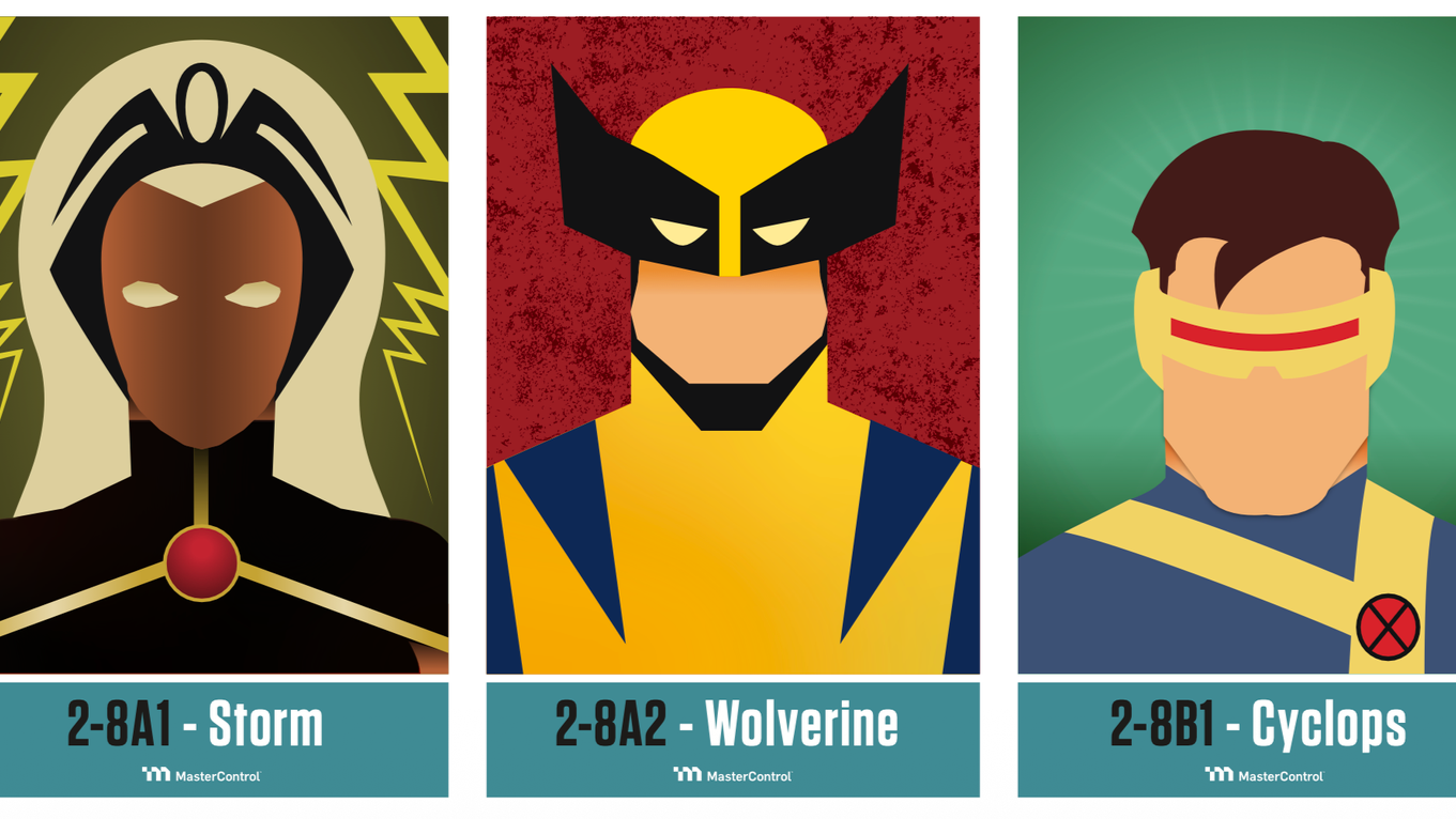 MC Labs Super Hero Room Branding