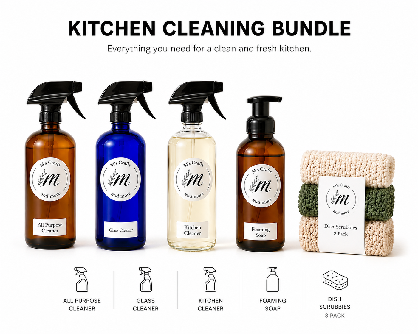 Kitchen + Clean Essentials Bundle