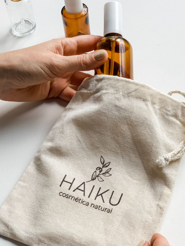 Bolsa con frunce personalizada — producción creativa Shaolguin Buenos Aires