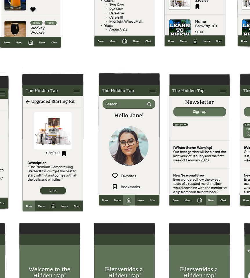 Beer Garden App (UX Design)