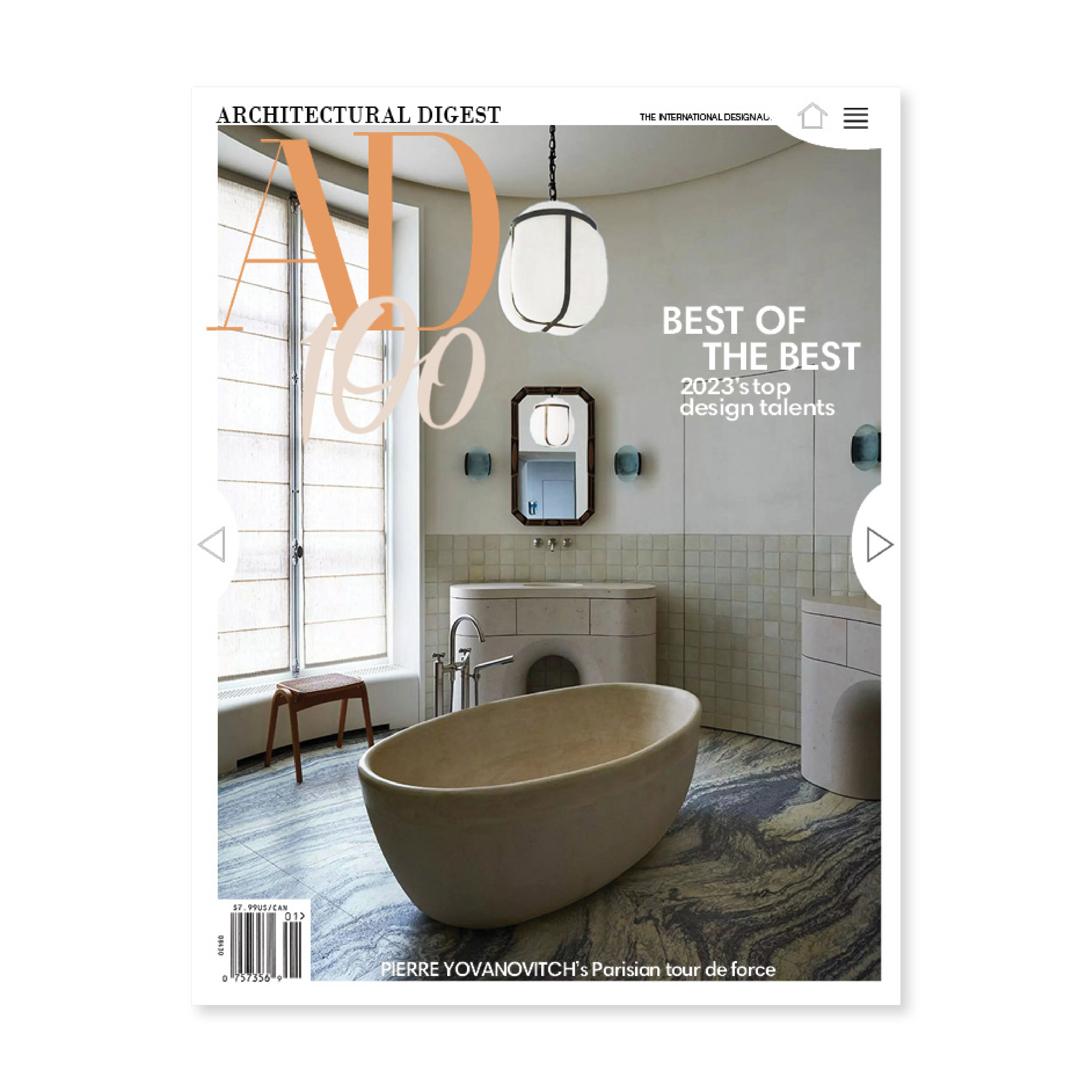 Interactive Magazine (Architectural Digest Recreation)