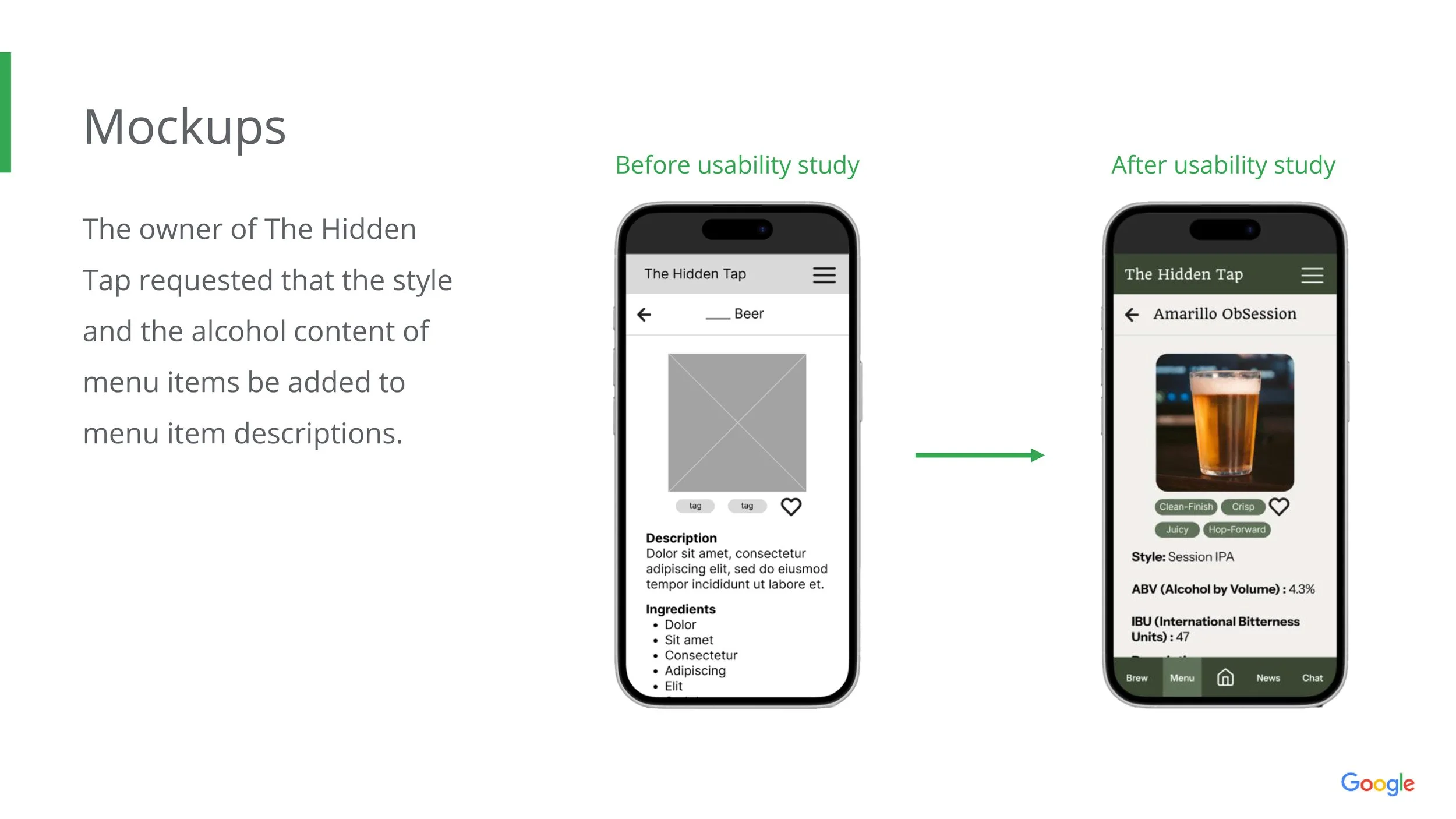 mockup item details changes (slide 36/43)