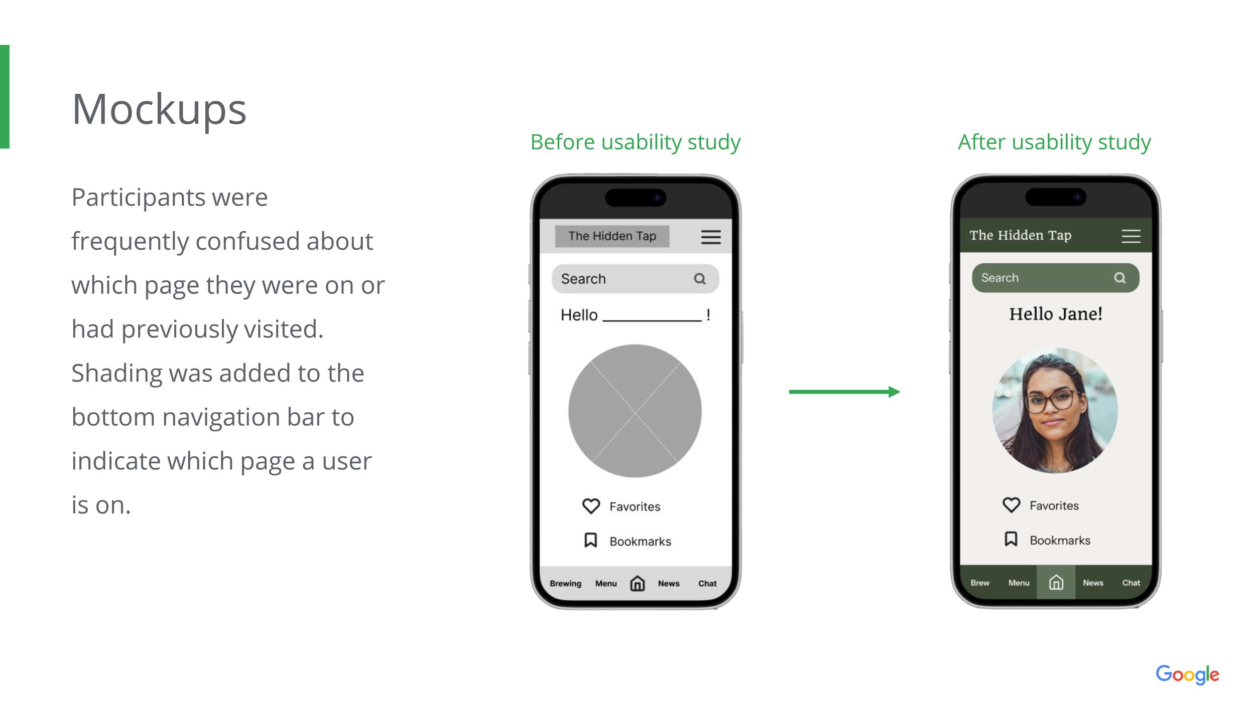 mockup homepage changes (slide 34/43)