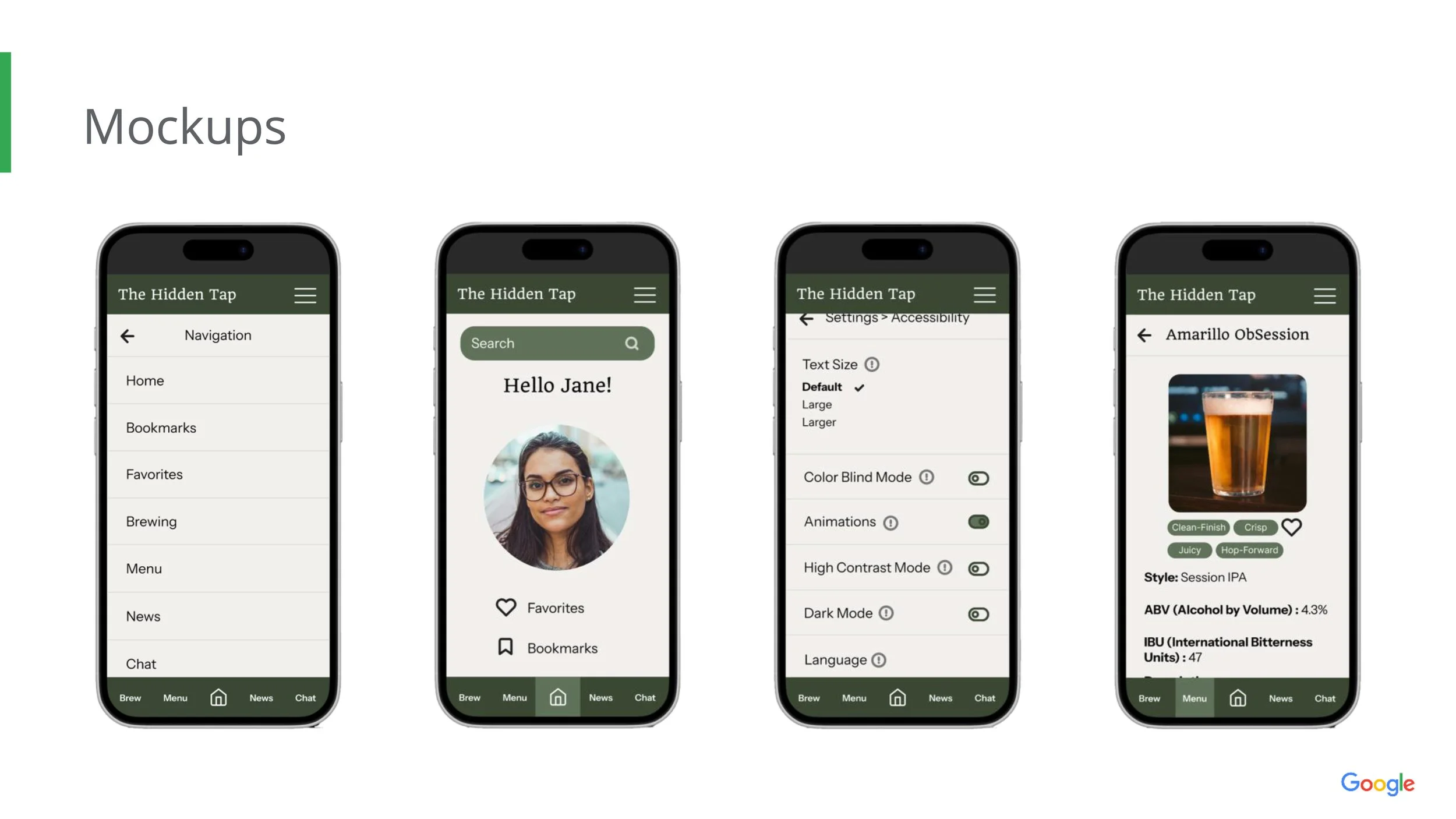 mockup changes overview (slide 37/43)