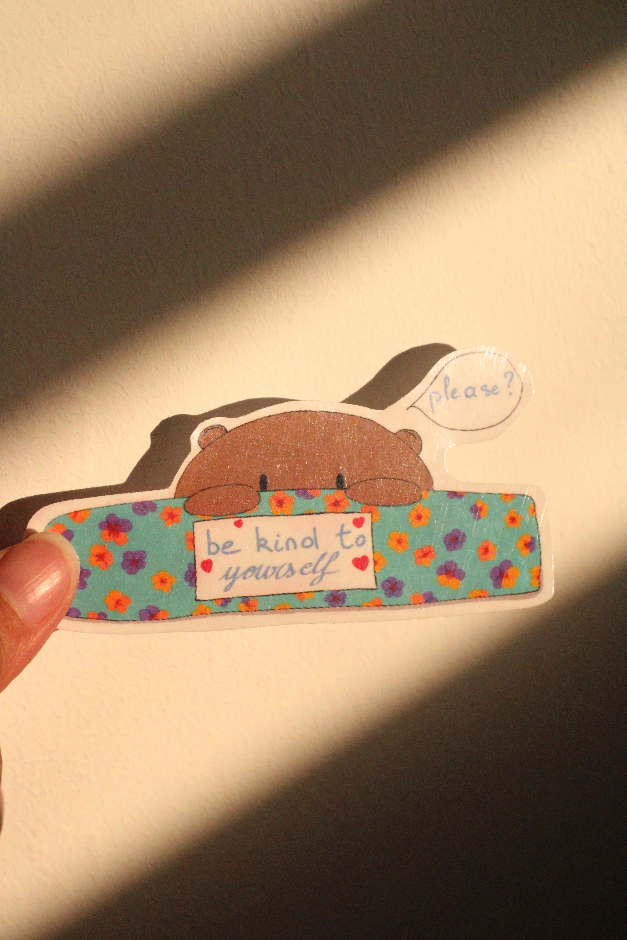 Be kind to yourself sticker