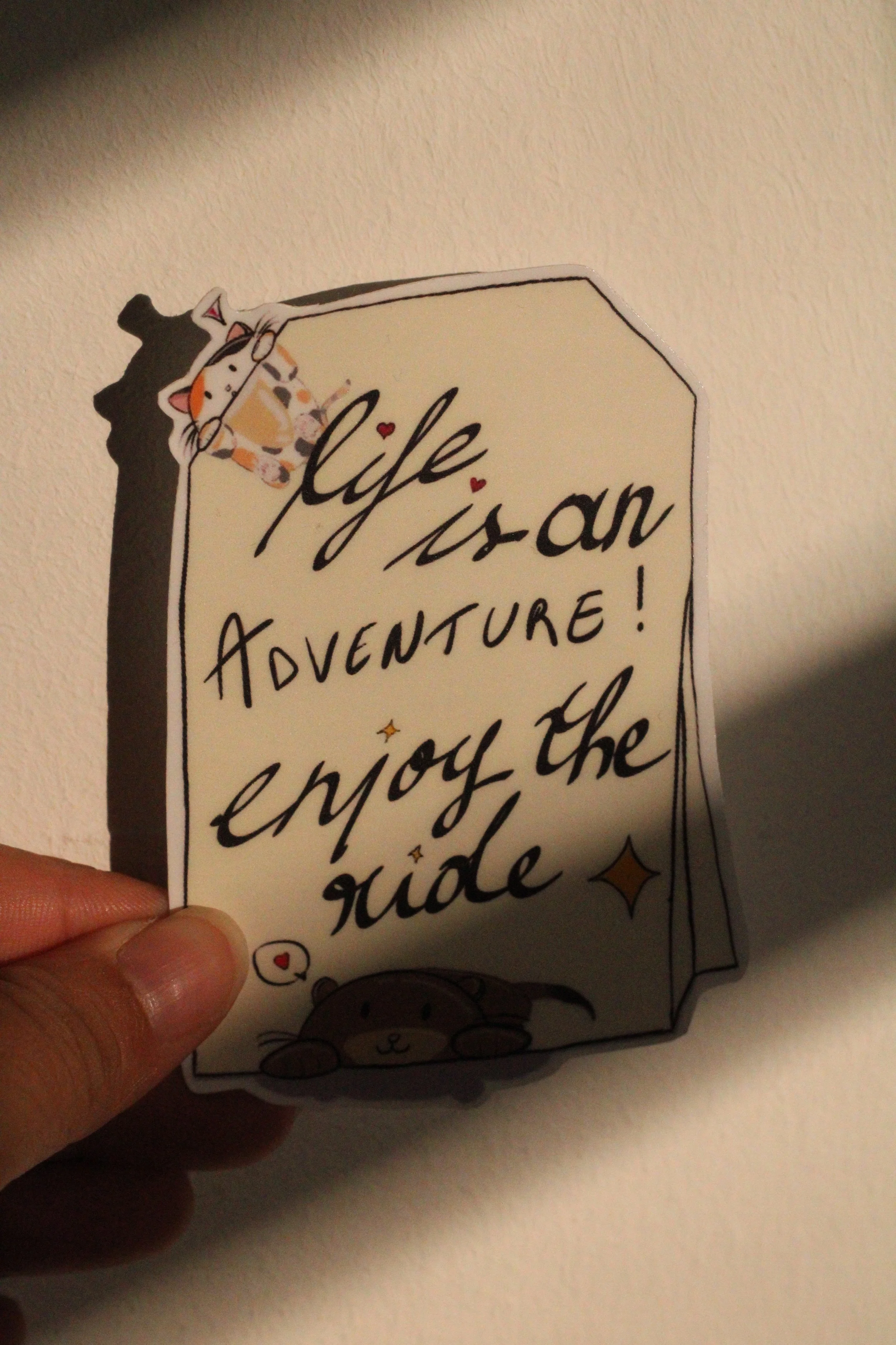 Life is an adventure sticker