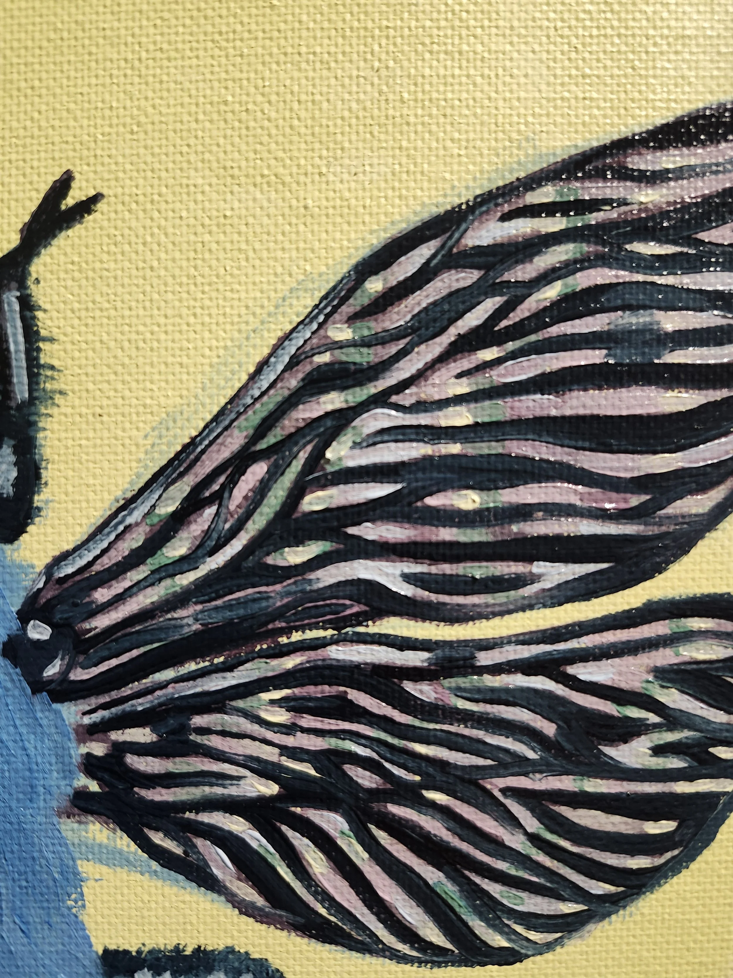 "Blue Bee Study" 2025 (8x10)