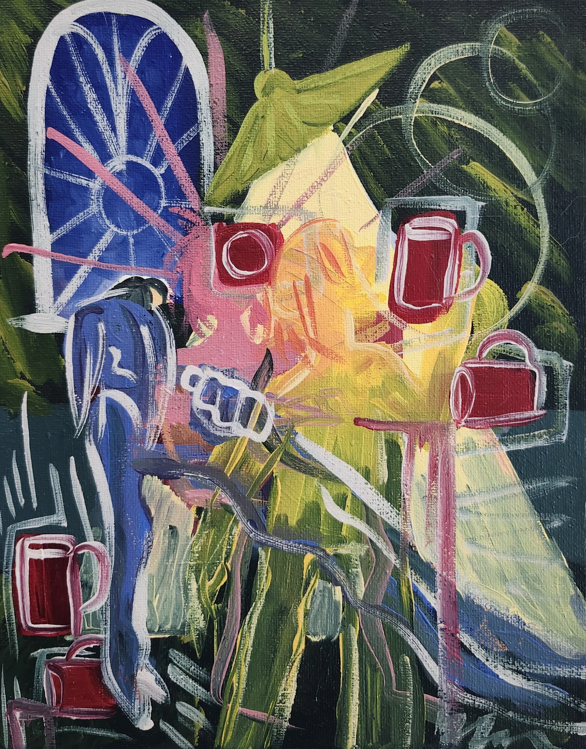 "5 of cups- small." (8x10)
