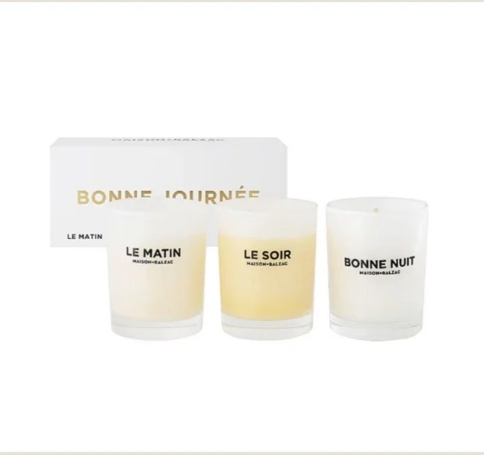 Maison Balzac Candles - Bonne Journee Set