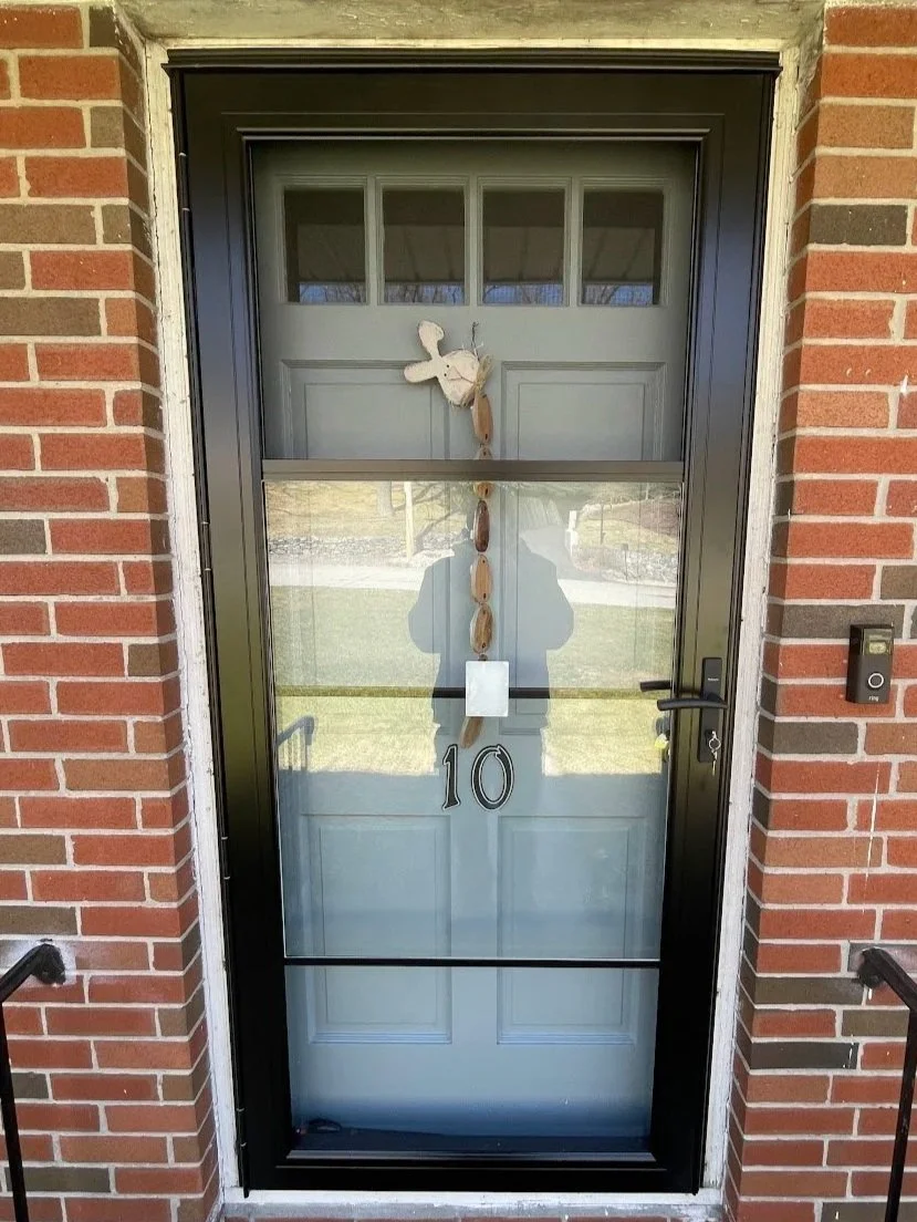 Black Storm Door Anderson 3000 Series