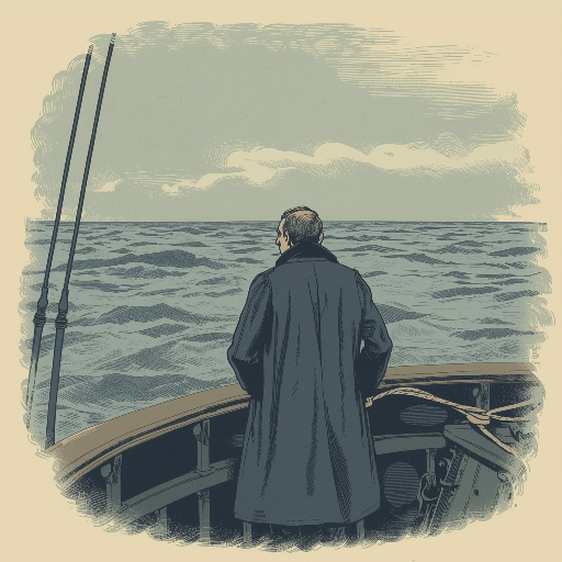 The Man At The Rail — He had already lost everything. Then the Atlantic took the rest.