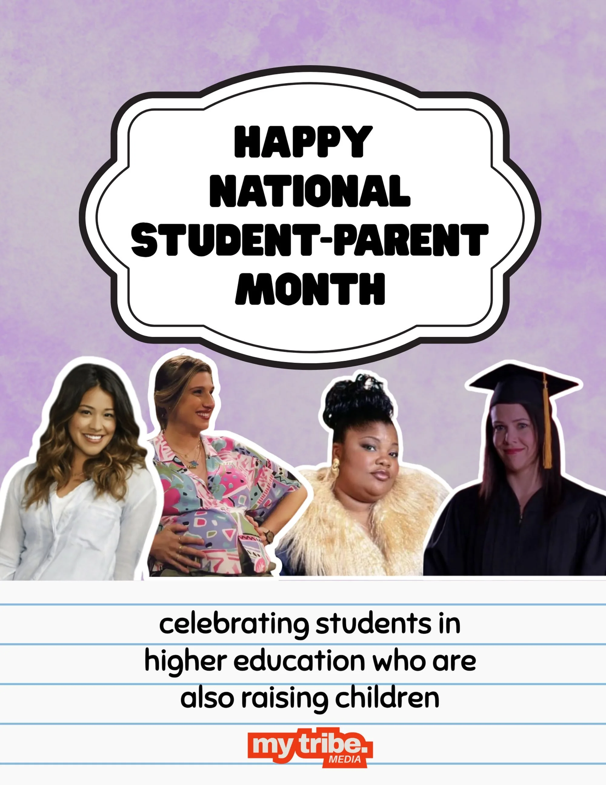 This National Student Parent Month, we&rsquo;re celebrating the students balancing their studies and caregiving. Your stories deserve to be seen and represented. #nationalstudentparentmonth #studentparents #firstgenandjuice