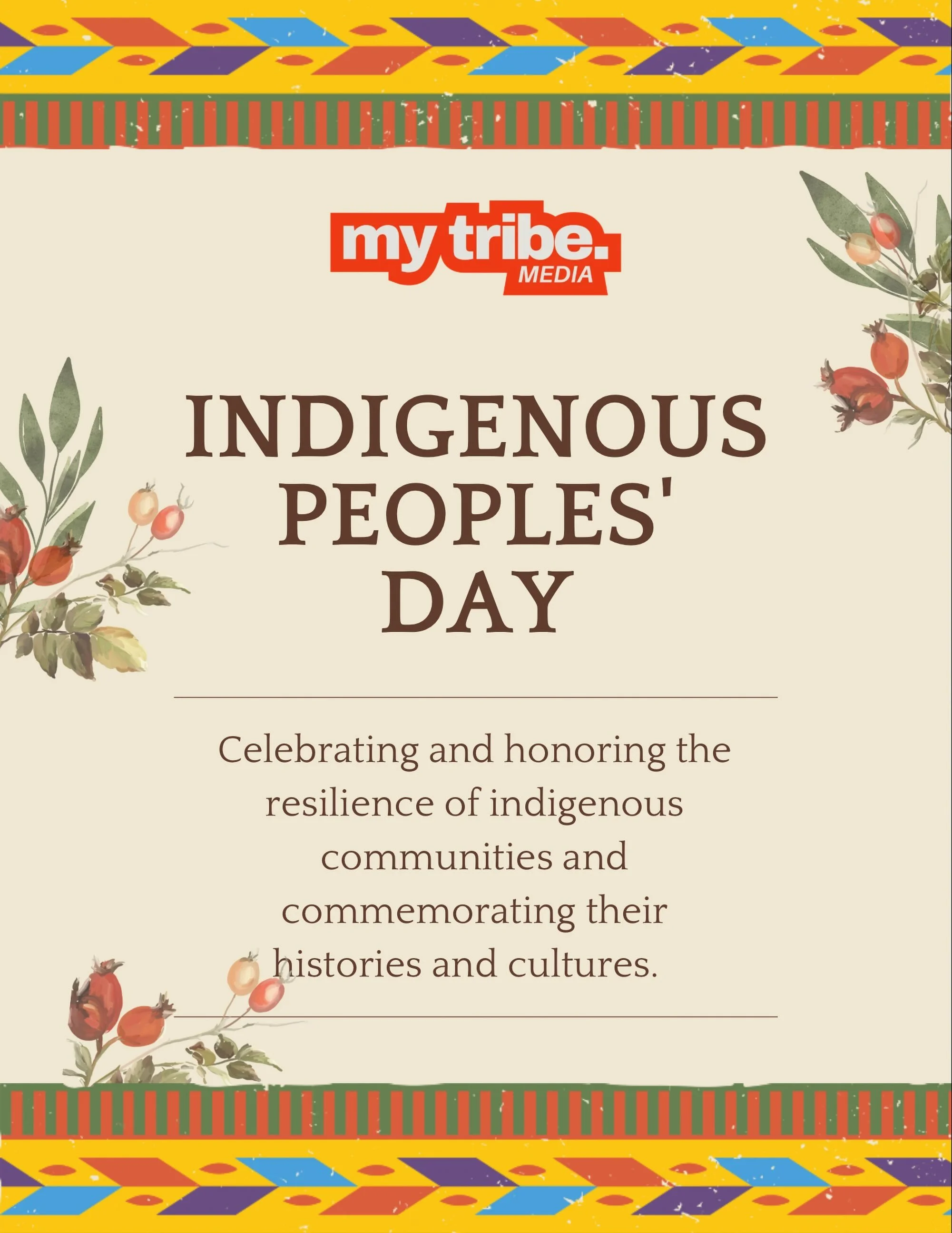 Happy Indigenous Peoples&rsquo; Day! 

We recognize the importance of honoring indigenous peoples, respecting their sovereignty, and acknowledging the histories and ongoing impacts of colonization. 

#indigenouspeoplesday #indigenousvoices