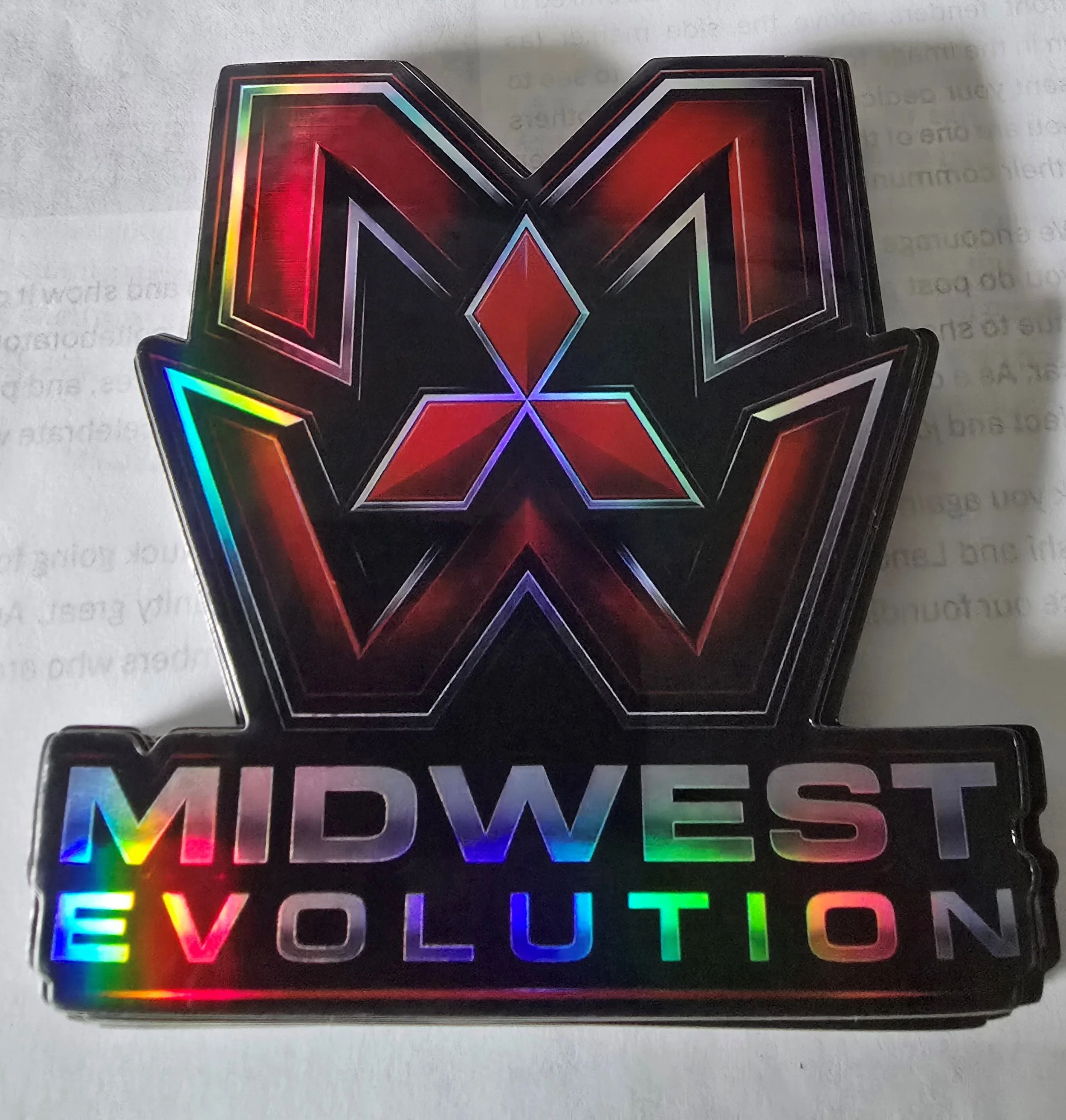 Midwest Evolution Holographic Decal