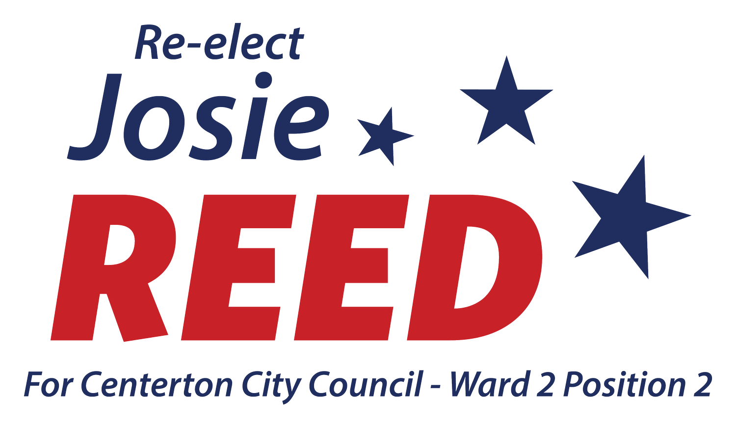 Re-elect Josie Reed for City Council