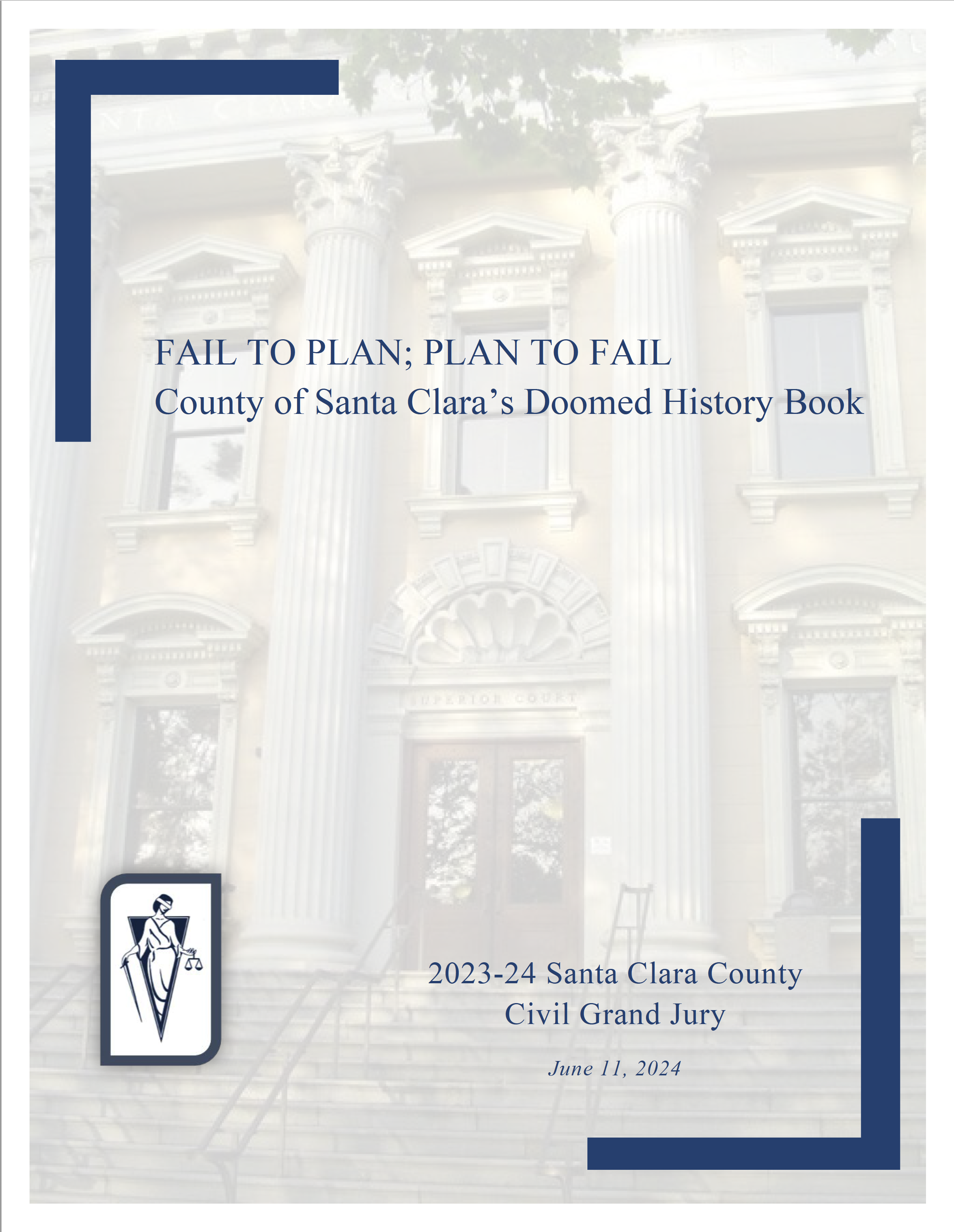 Santa Clara County Doomed history book fail to plan, plan to fail image