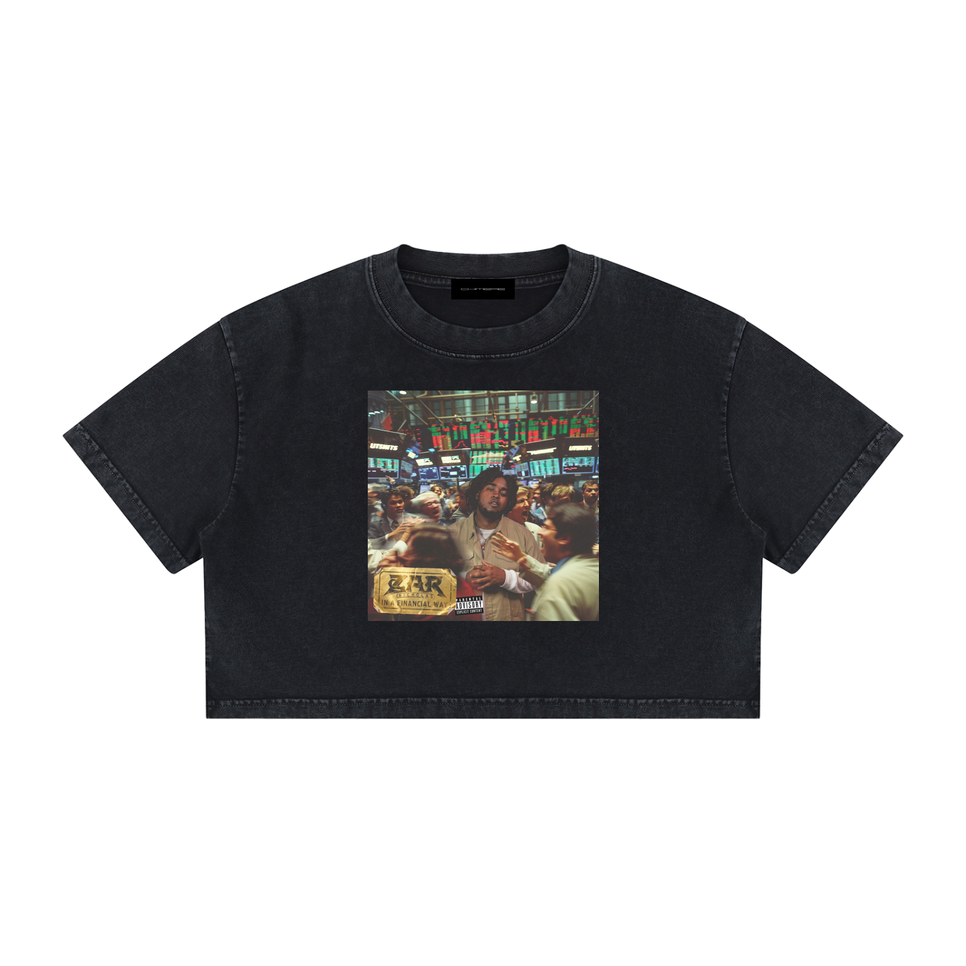 In A Financial Way Crop Top