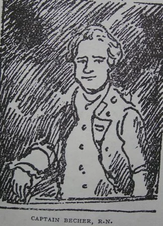 CommanderJohnBecher R.N. sketch by Thackeray.jpg