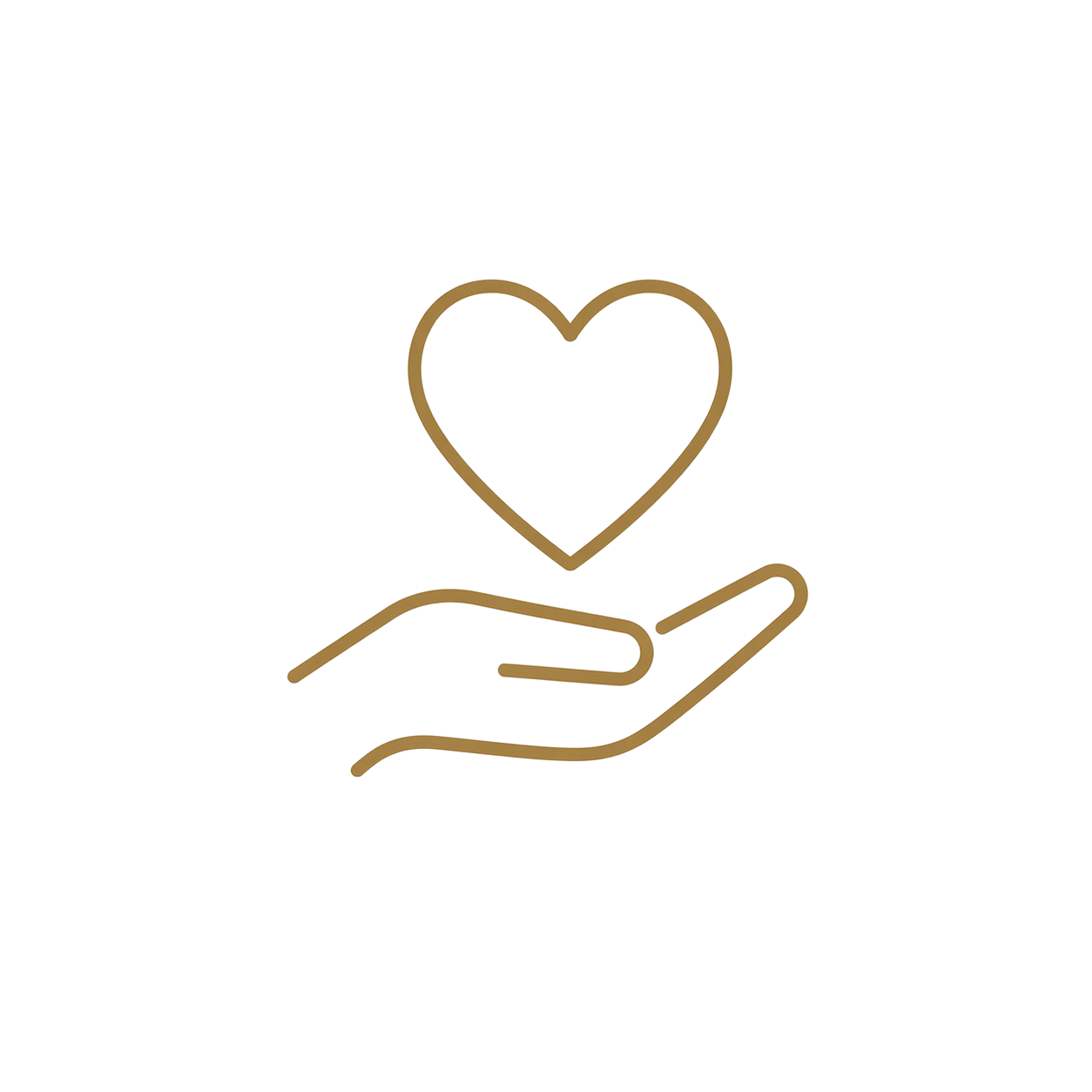 Hand holding a heart icon representing mission-driven and philanthropic capital.