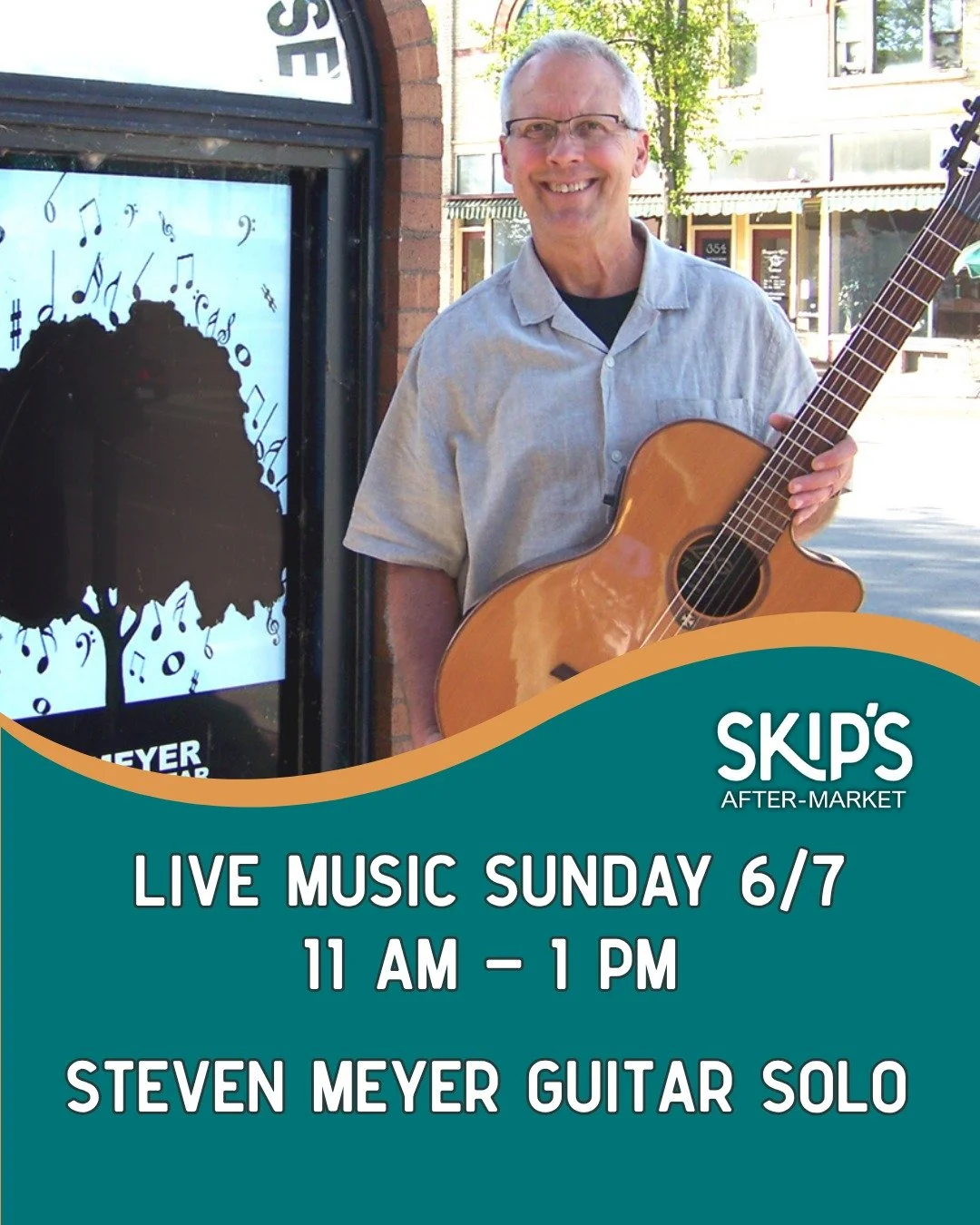 Join us Sunday, June 7th, for the music stylings of Steven Meyer. Have a snack, sip a mimosa or a spritz, and enjoy our patio. We can't wait to see you! 🎸🍹
.
.
.
. #livemusic #madisonwi #supportlocal