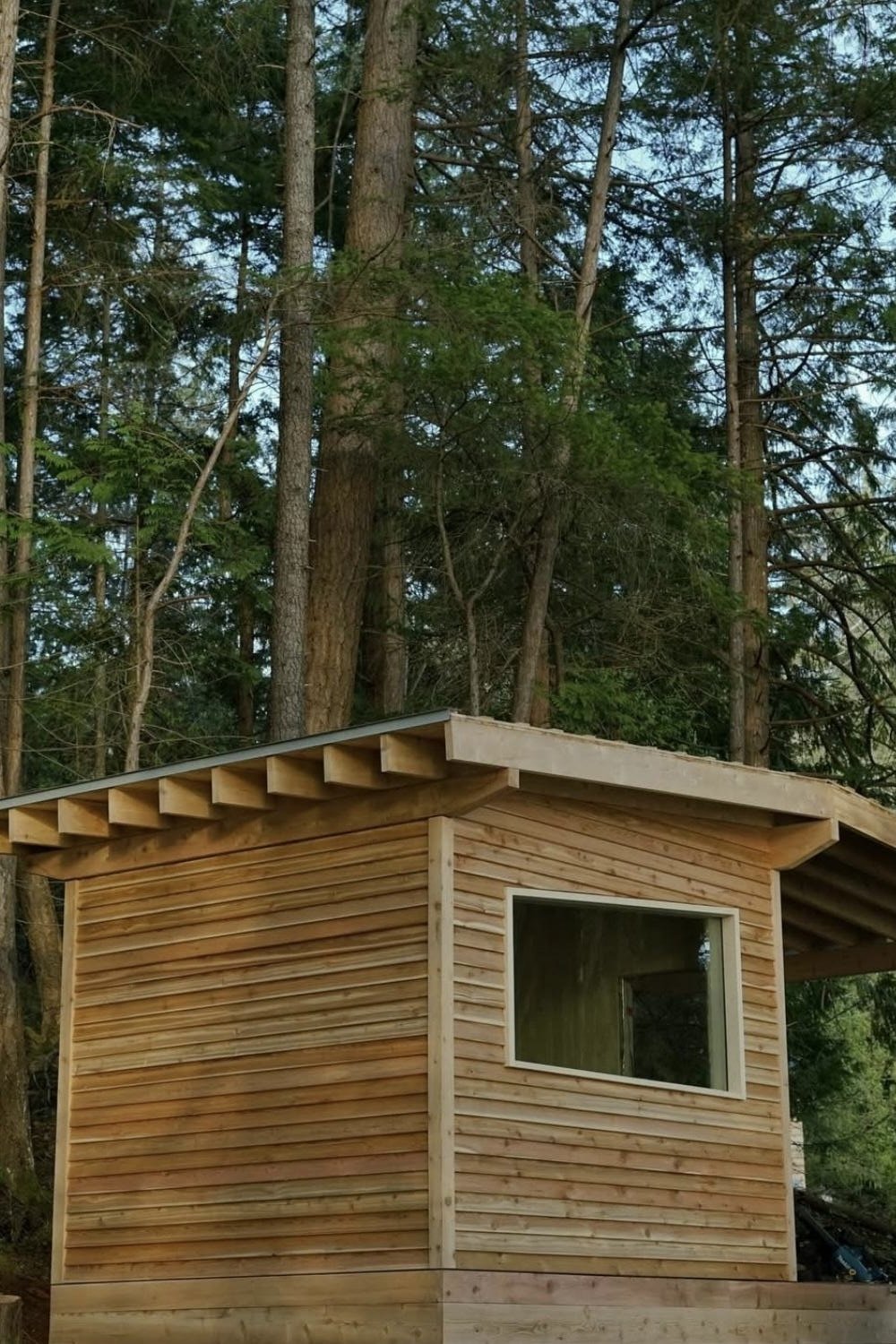 Great Central Timber Milling yellow sauna Port Alberni