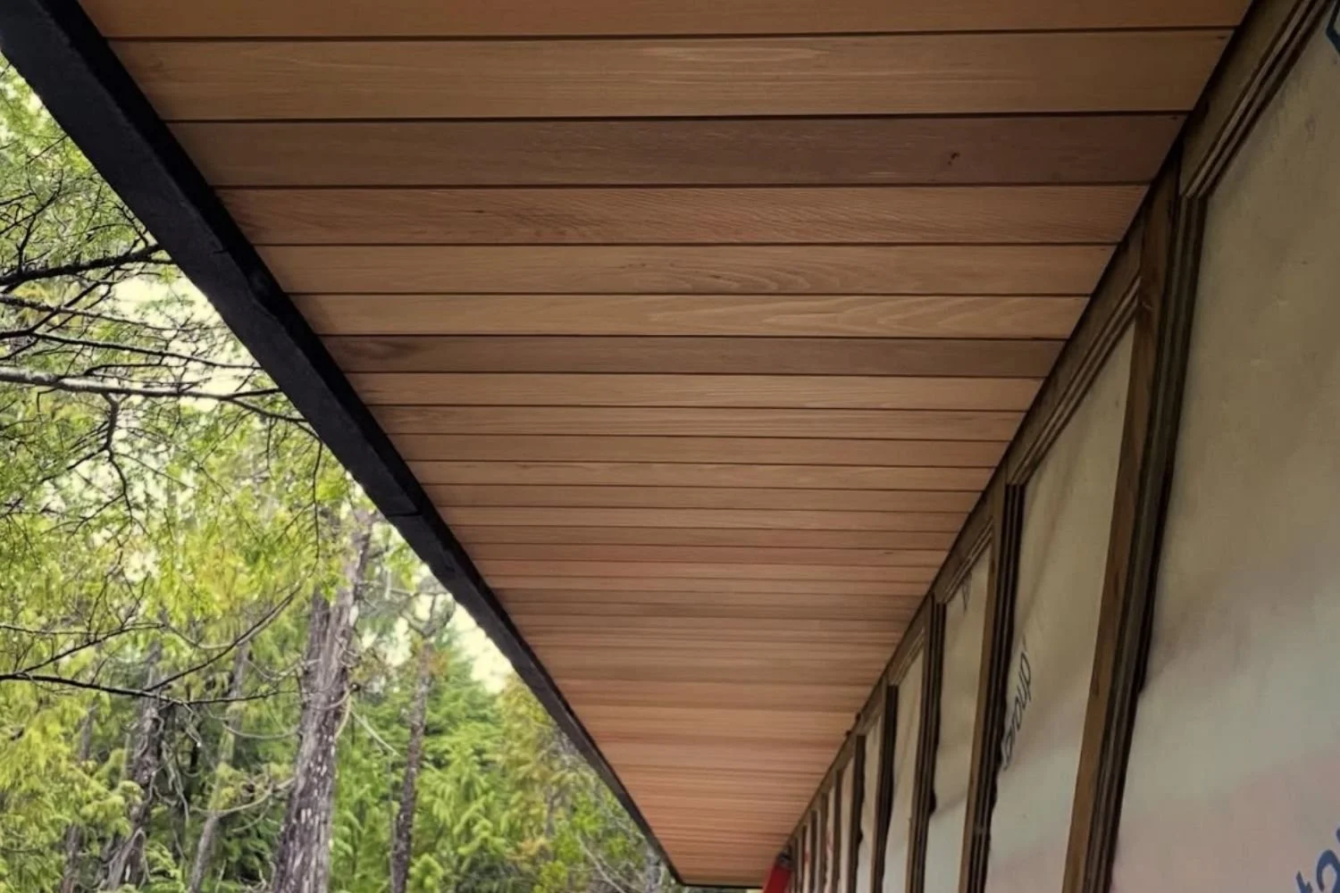 cedar soffit Great Central Timber Milling Port Alberni