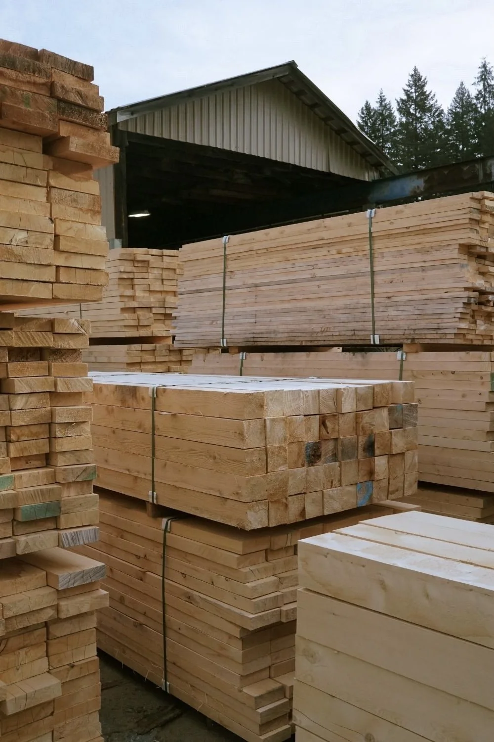 cedar lumber framing Great Central Timber Milling Port Alberni
