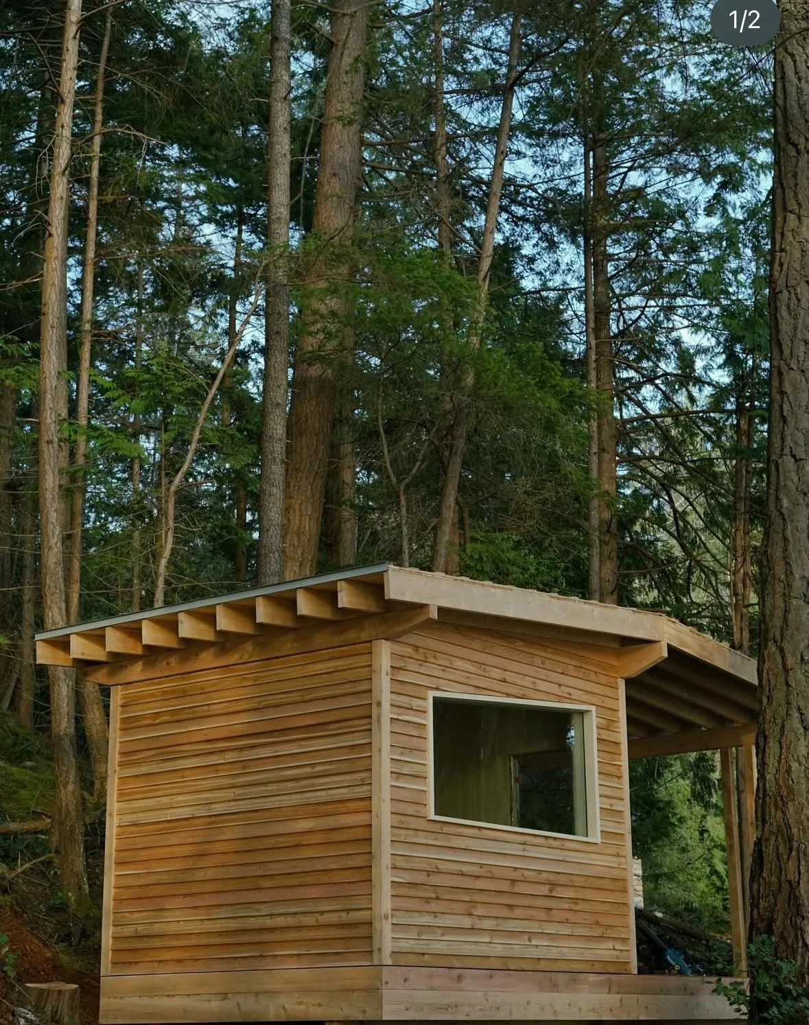 Our customer @waveformconstruction crafting a beautiful cedar sauna 