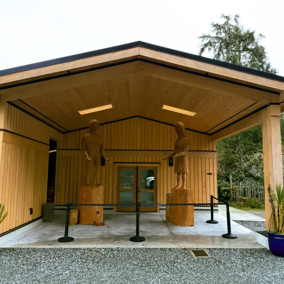 Work done by Island Family Works and Design Contracting using our cedar for Carving on The Edge Festival in Tofino, BC