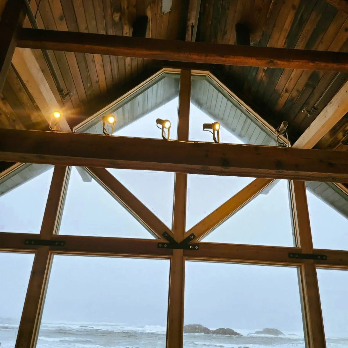Work done by Island Family Works and Design Contracting. At Kwisitis Visitor Centre in Ucluelet, BC