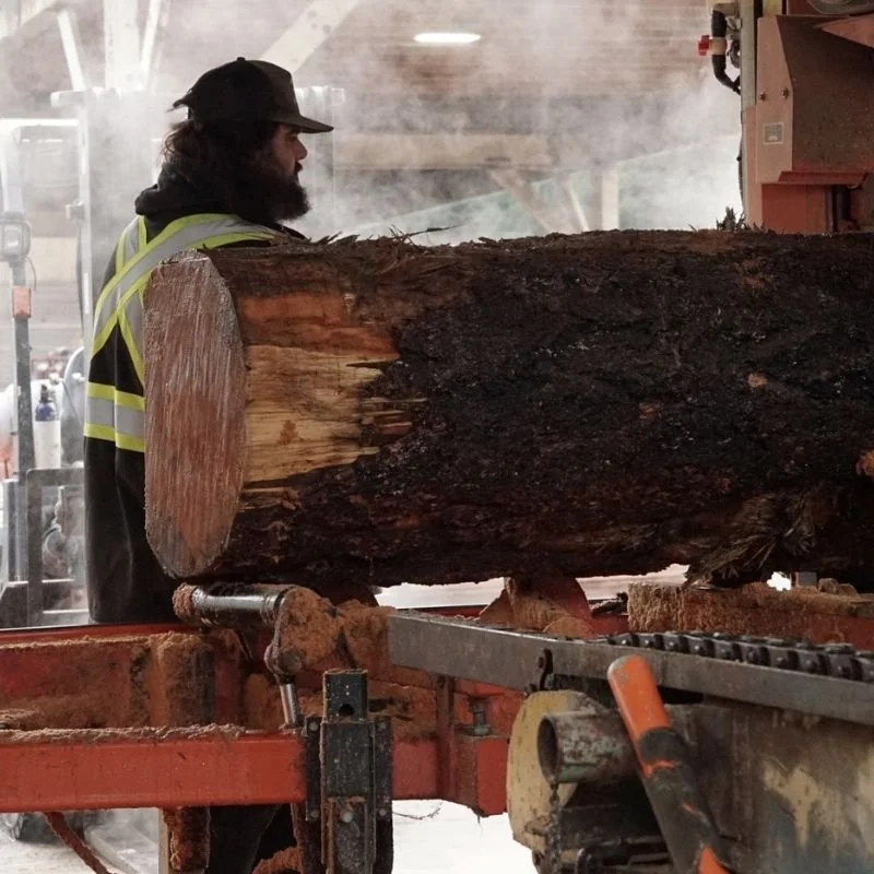 western red cedar custom milling lumber sawmill port Alberni bc great central timber milling