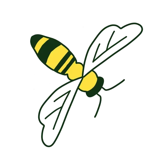 Worker bee graphic