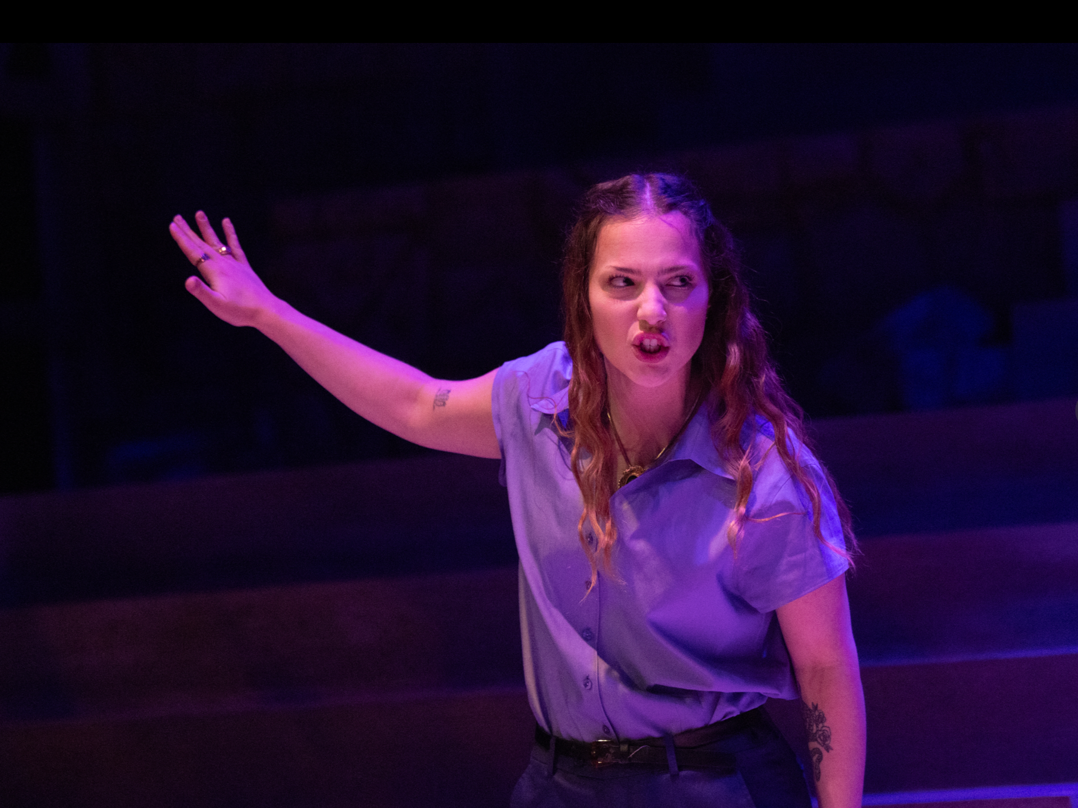 Kayla Crispino acting Brutus
