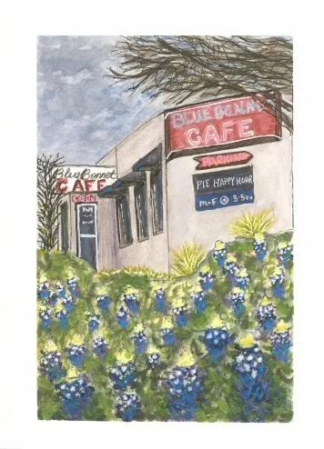 "Bluebonnet Cafe, Marble Falls, Tx"