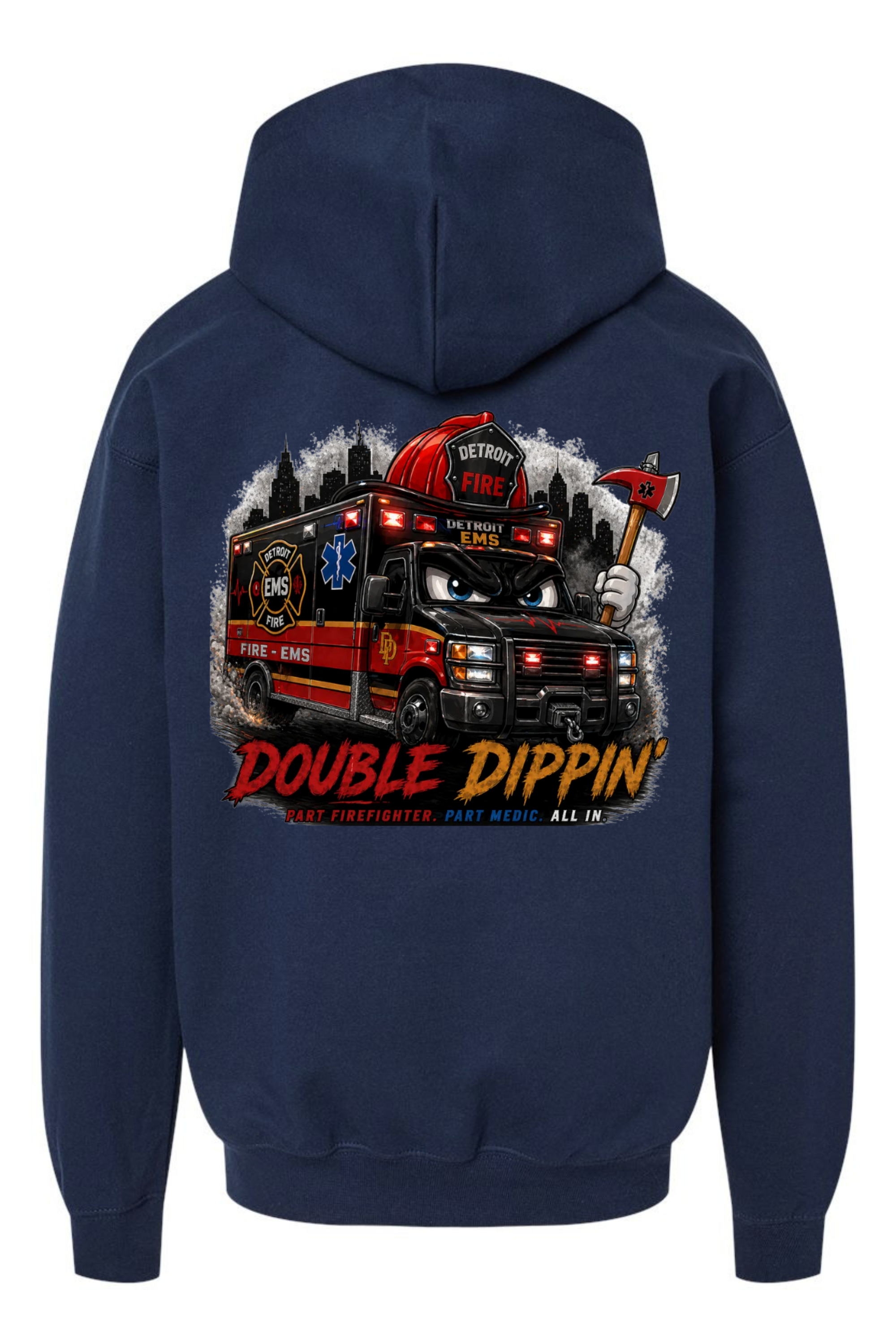 Hoodie Navy - Back.png