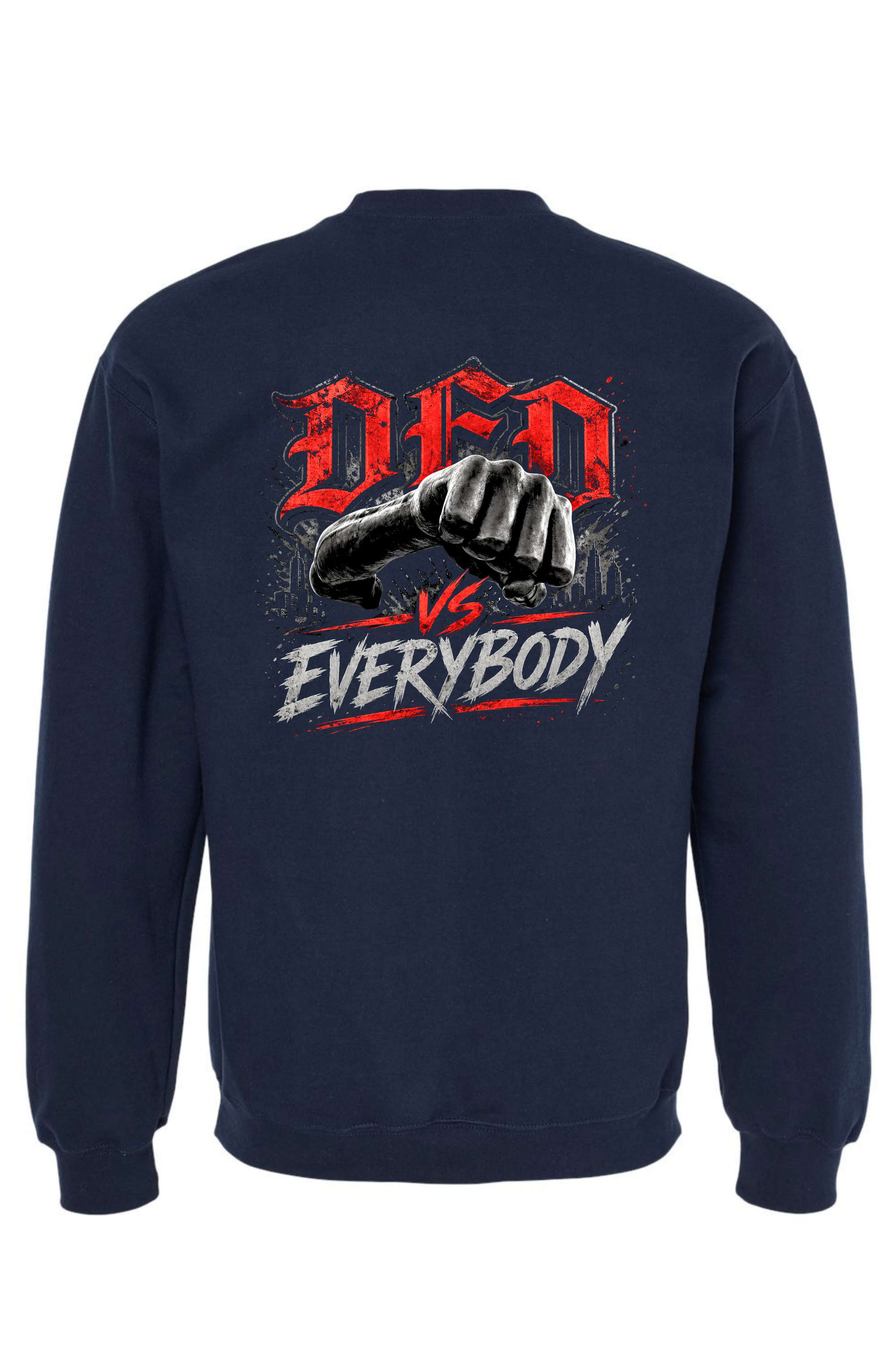 Crew Neck Navy - Back.png