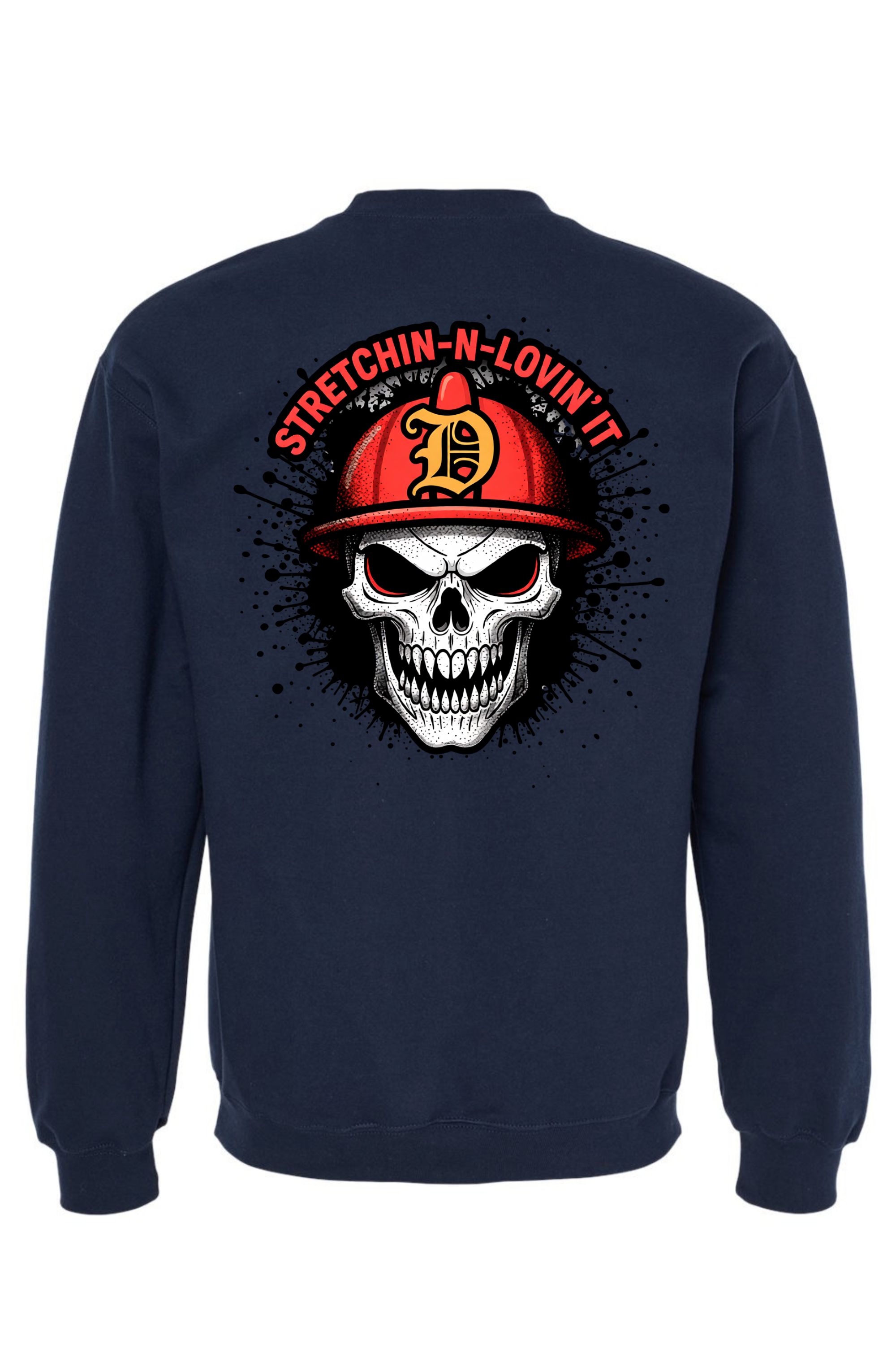 Crew Neck Navy - Back.png