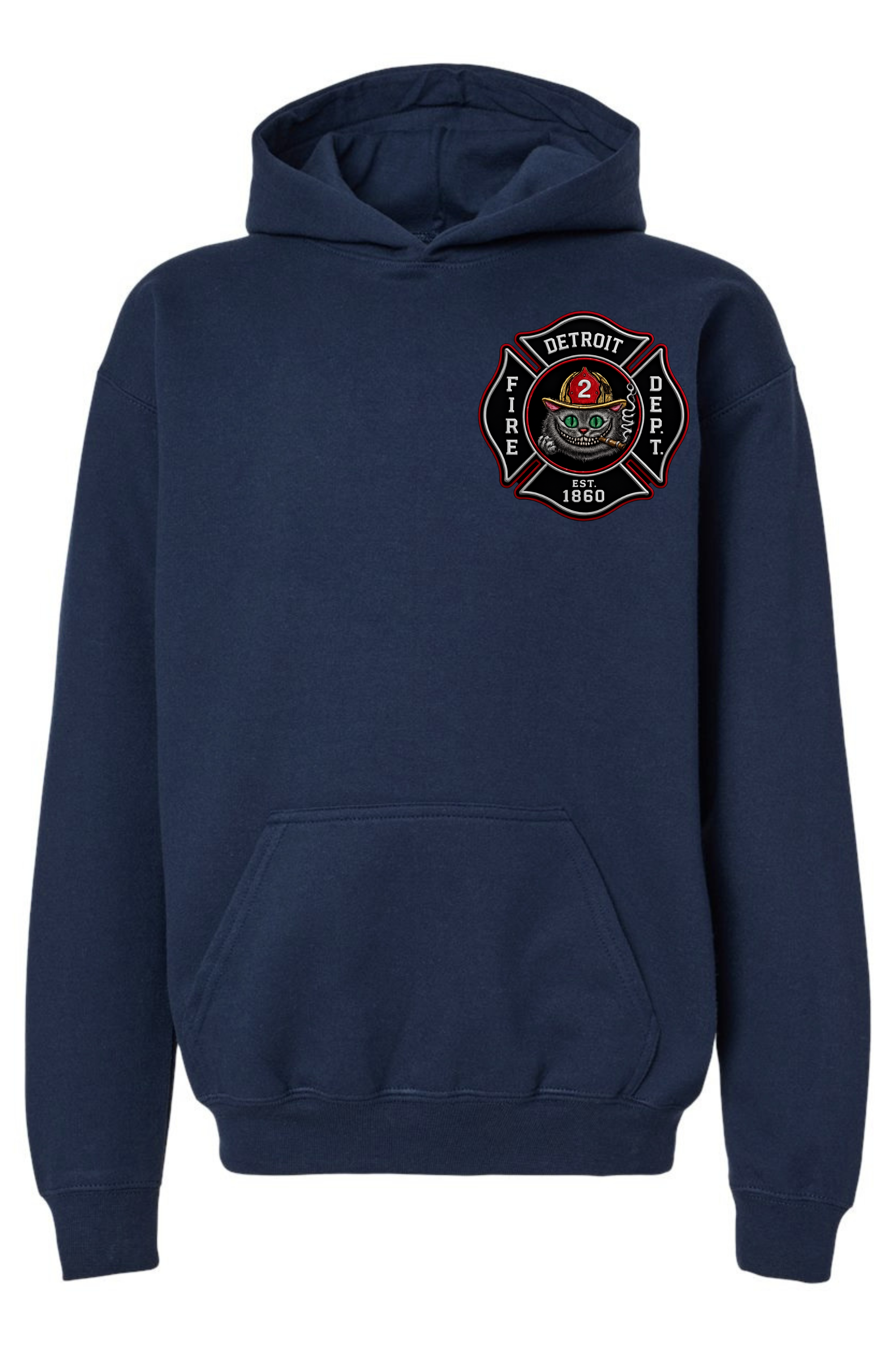 Hoodie Navy - Front.png