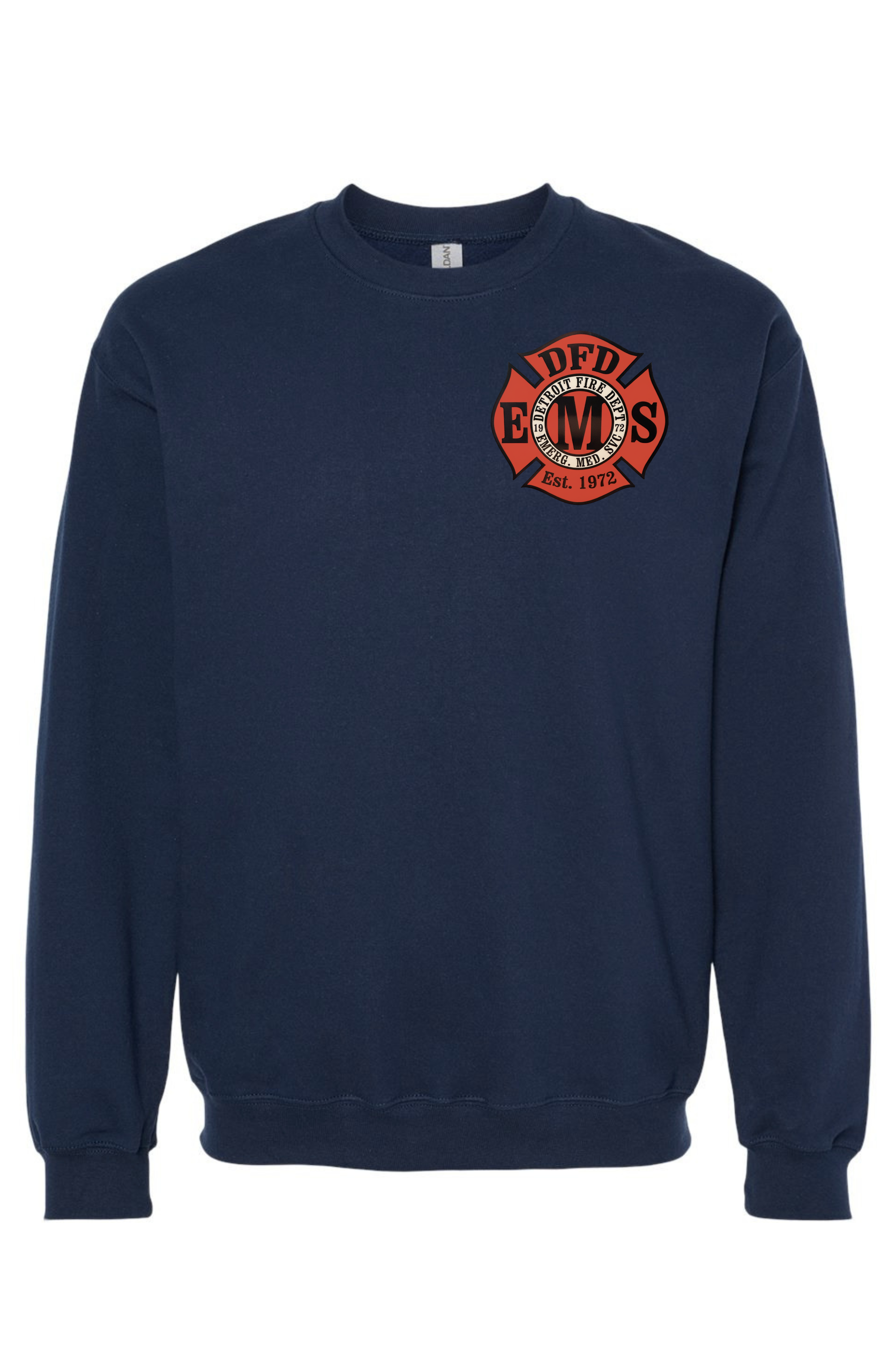 Crew Neck Navy - Front.png